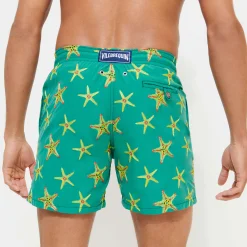 Vilebrequin Men Swim Trunks Embroidered Starfish Dance - Limited Edition*Men The Embroidered