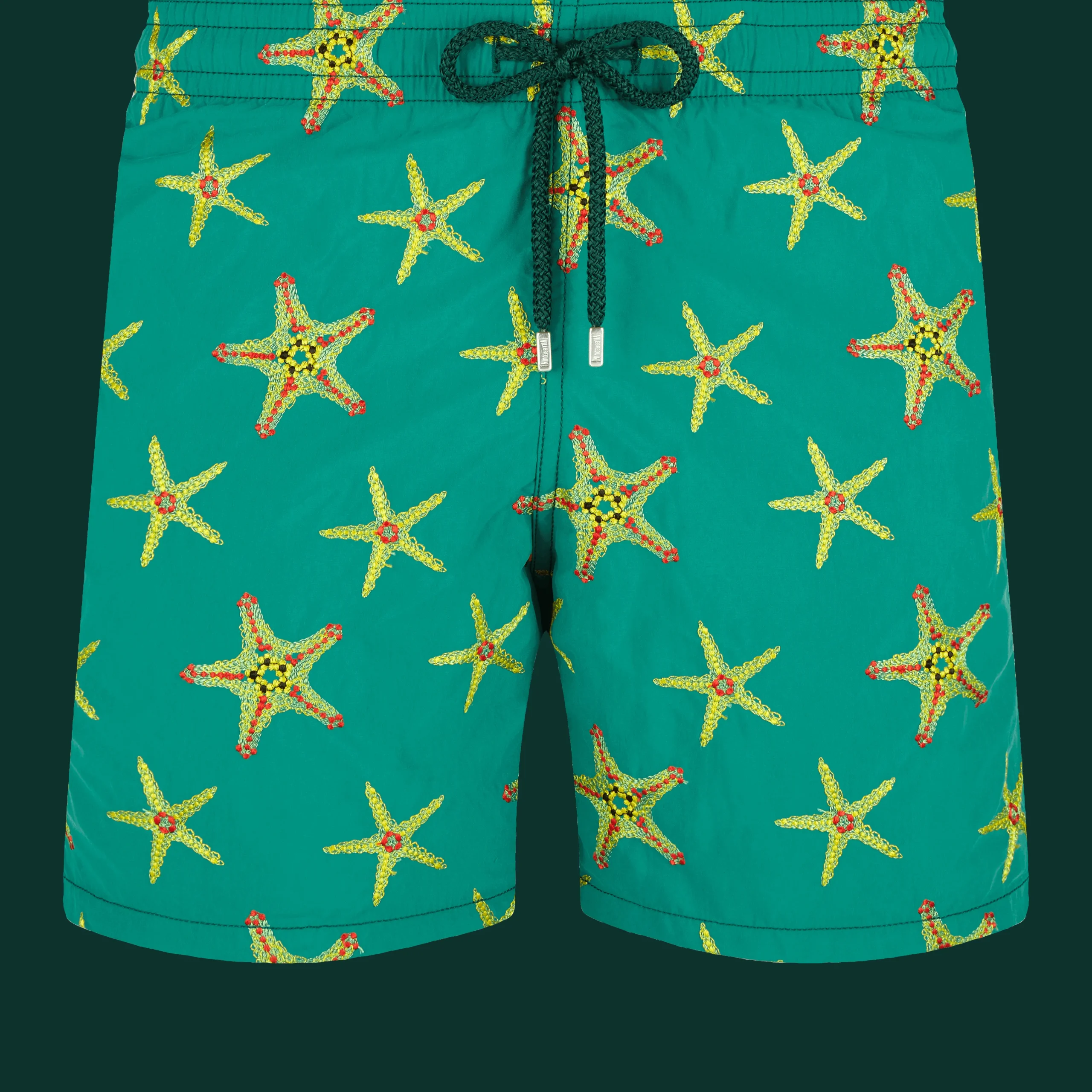 Vilebrequin Men Swim Trunks Embroidered Starfish Dance - Limited Edition*Men The Embroidered
