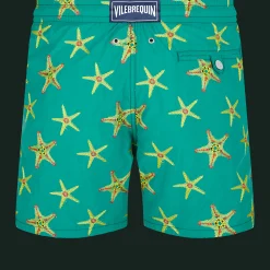 Vilebrequin Men Swim Trunks Embroidered Starfish Dance - Limited Edition*Men The Embroidered