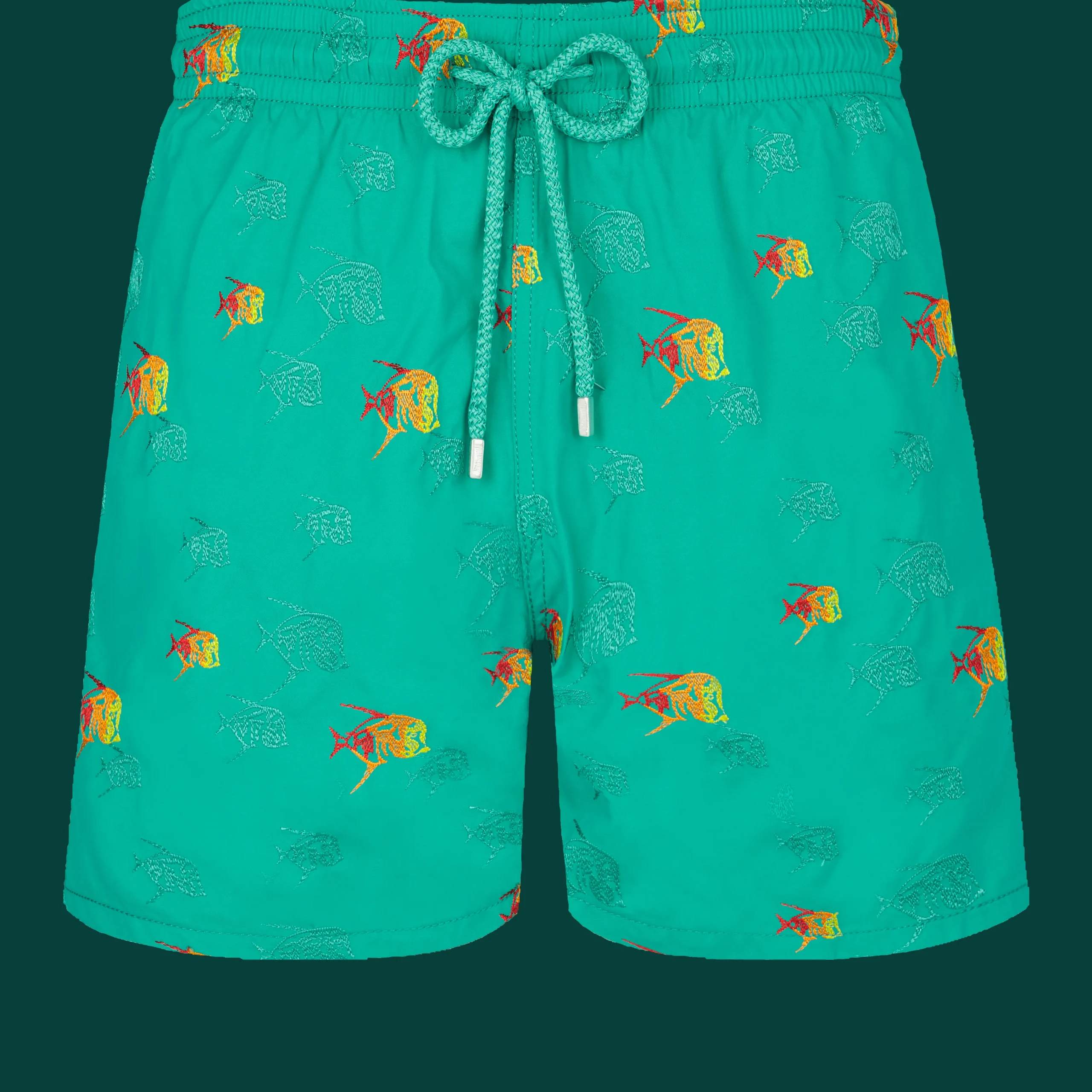 Vilebrequin Men Swim Trunks Embroidered Piranhas - Limited Edition*Men The Embroidered