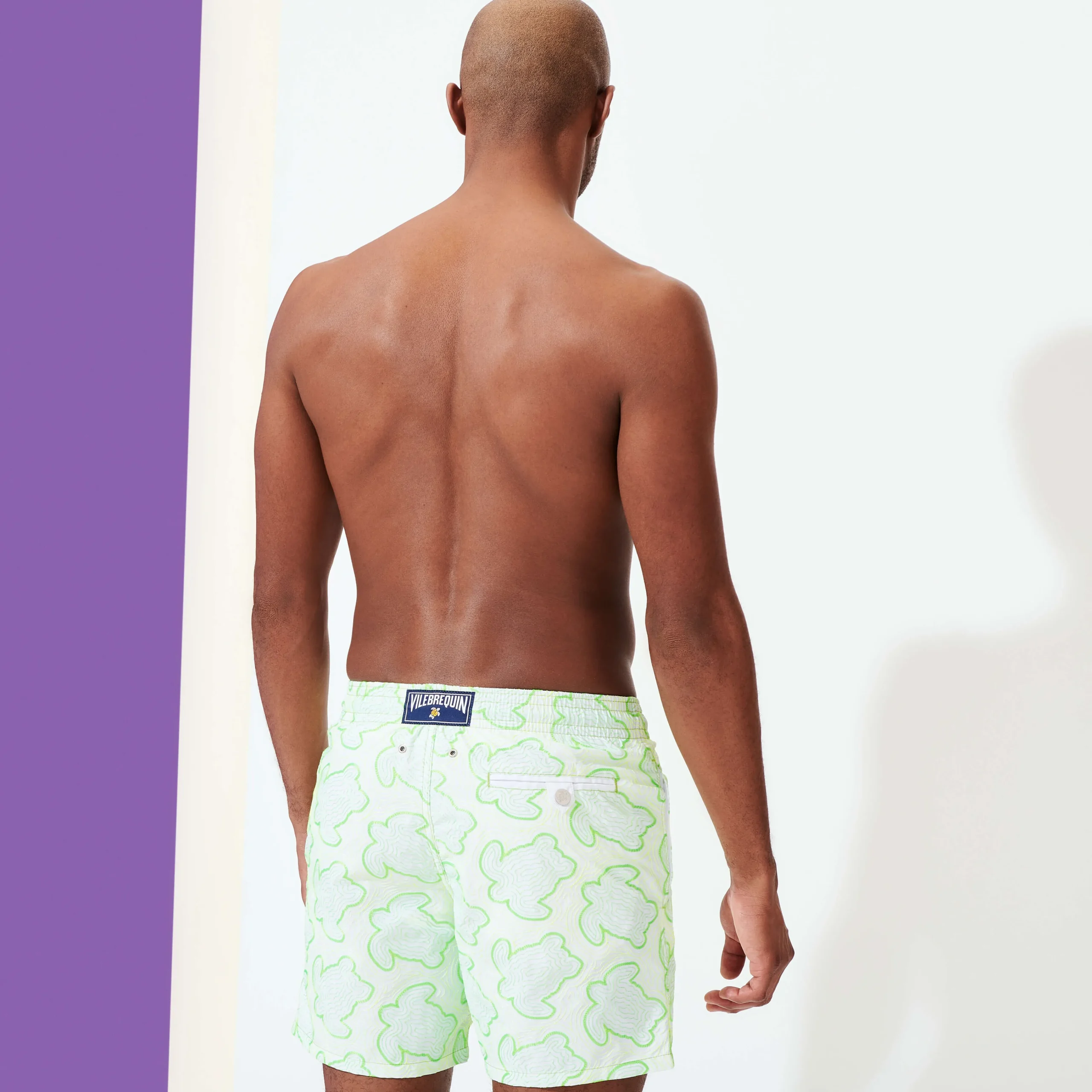 Vilebrequin Men Swim Trunks Embroidered 2017 Tortues Hypnotiques - Limited Edition*Men The Embroidered