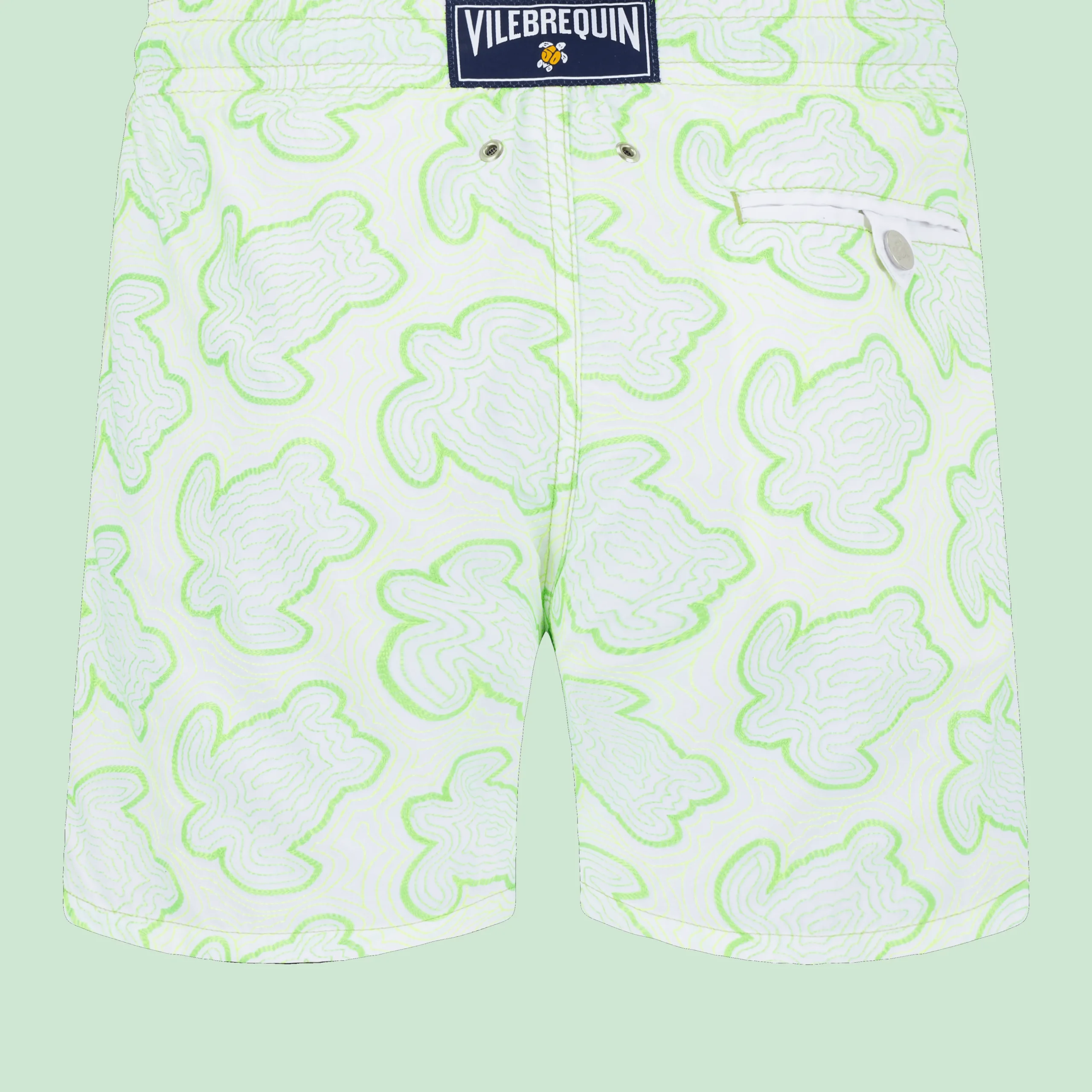 Vilebrequin Men Swim Trunks Embroidered 2017 Tortues Hypnotiques - Limited Edition*Men The Embroidered