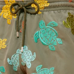 Vilebrequin Men Swim Trunks Embroidered Ronde Tortues Multicolores - Limited Edition*Men The Embroidered