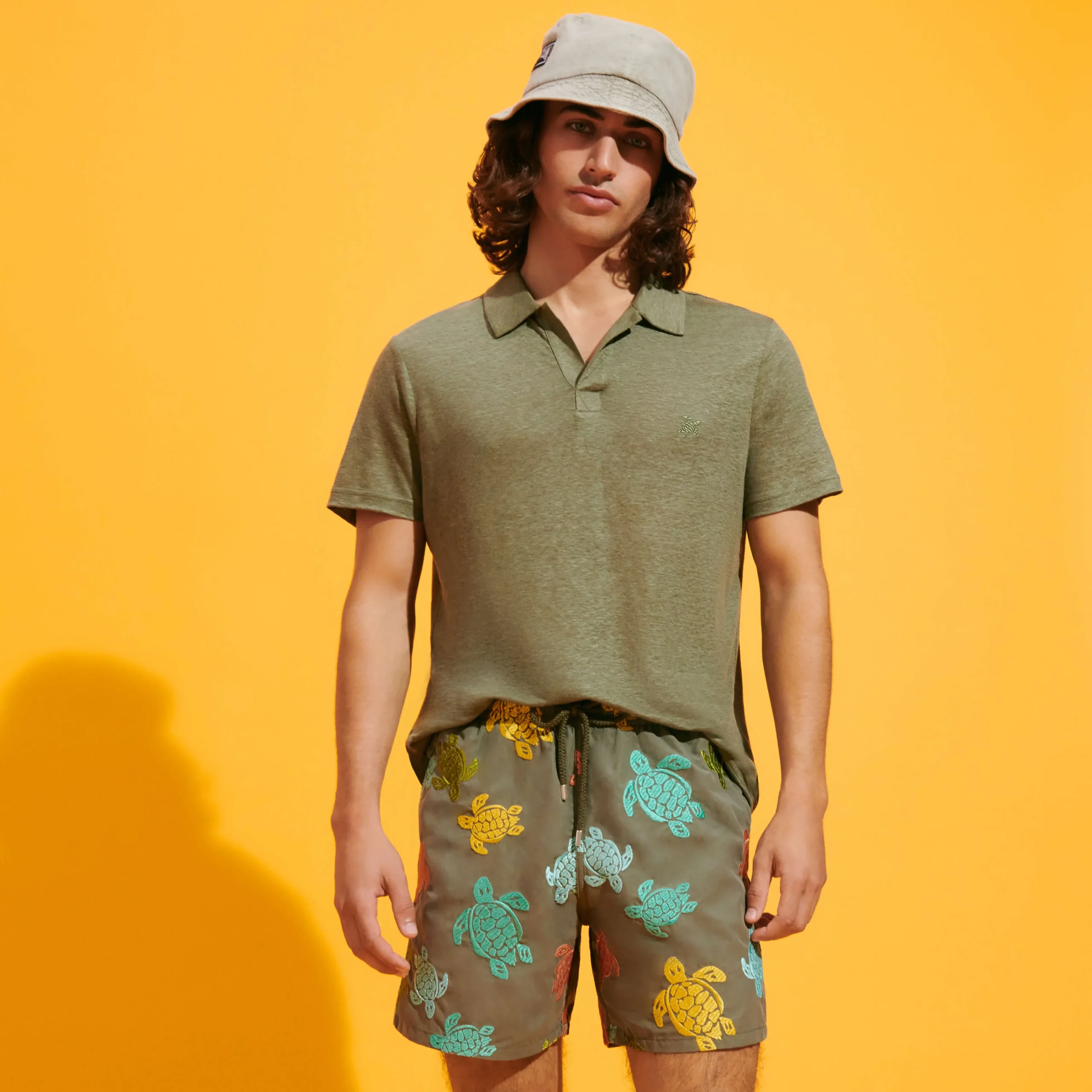 Vilebrequin Men Swim Trunks Embroidered Ronde Tortues Multicolores - Limited Edition*Men The Embroidered