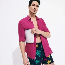 Vilebrequin Men Swim Trunks Embroidered Ronde Tortues Multicolores - Limited Edition*Men The Embroidered