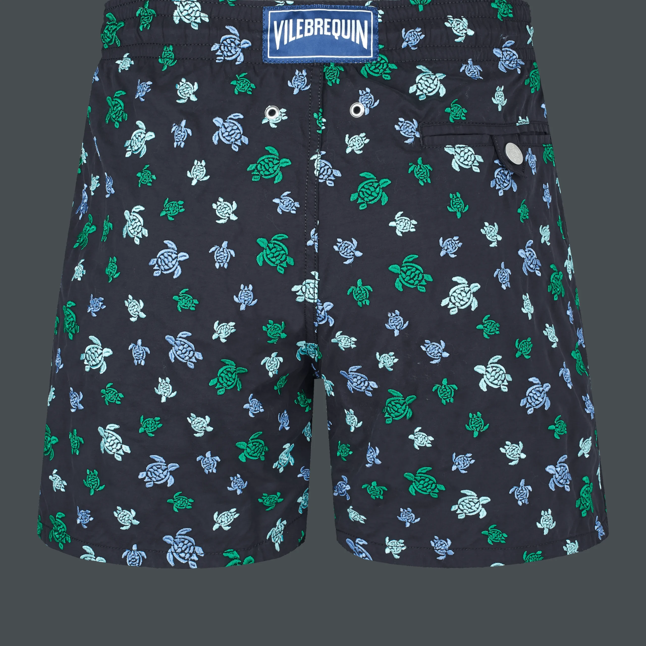 Vilebrequin Men Swim Trunks Embroidered Micro Ronde Des Tortues Rainbow - Limited Edition*Men The Embroidered