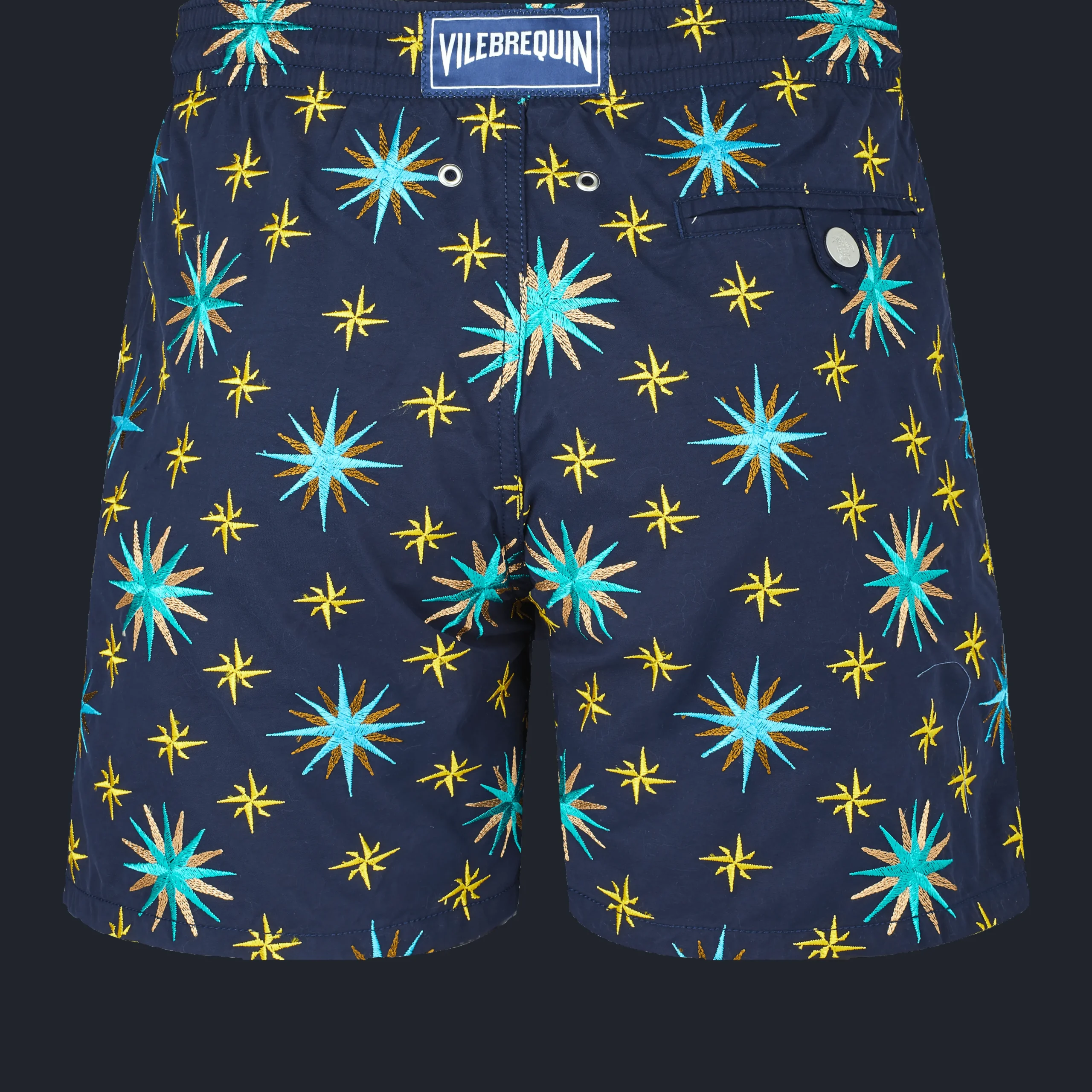 Vilebrequin Men Swim Trunks Embroidered Sud - Limited Edition*Men The Embroidered