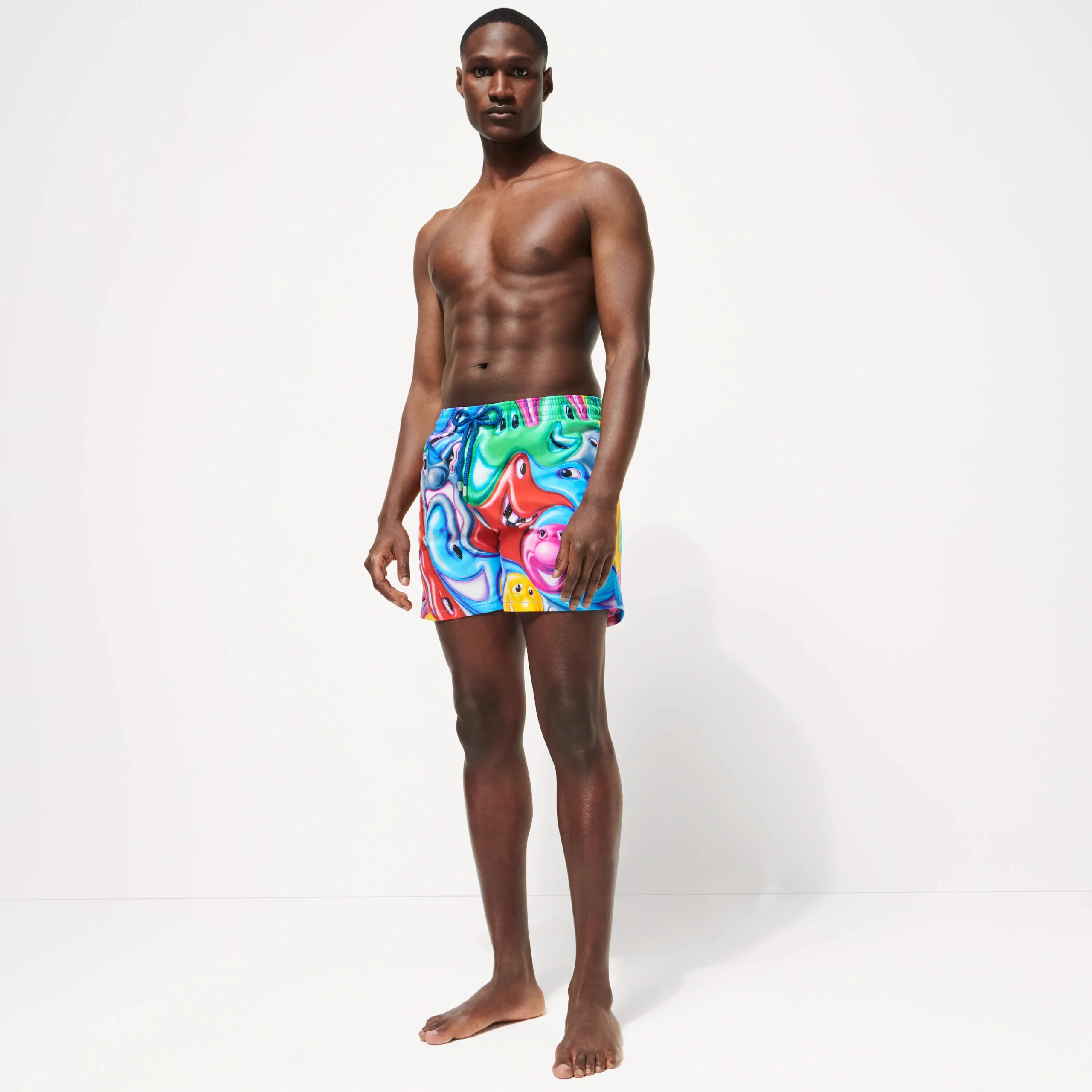 Vilebrequin Men Swim Trunks Faces In Places - X Kenny Scharf*Men The Iconic