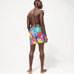 Vilebrequin Men Swim Trunks Faces In Places - X Kenny Scharf*Men The Iconic