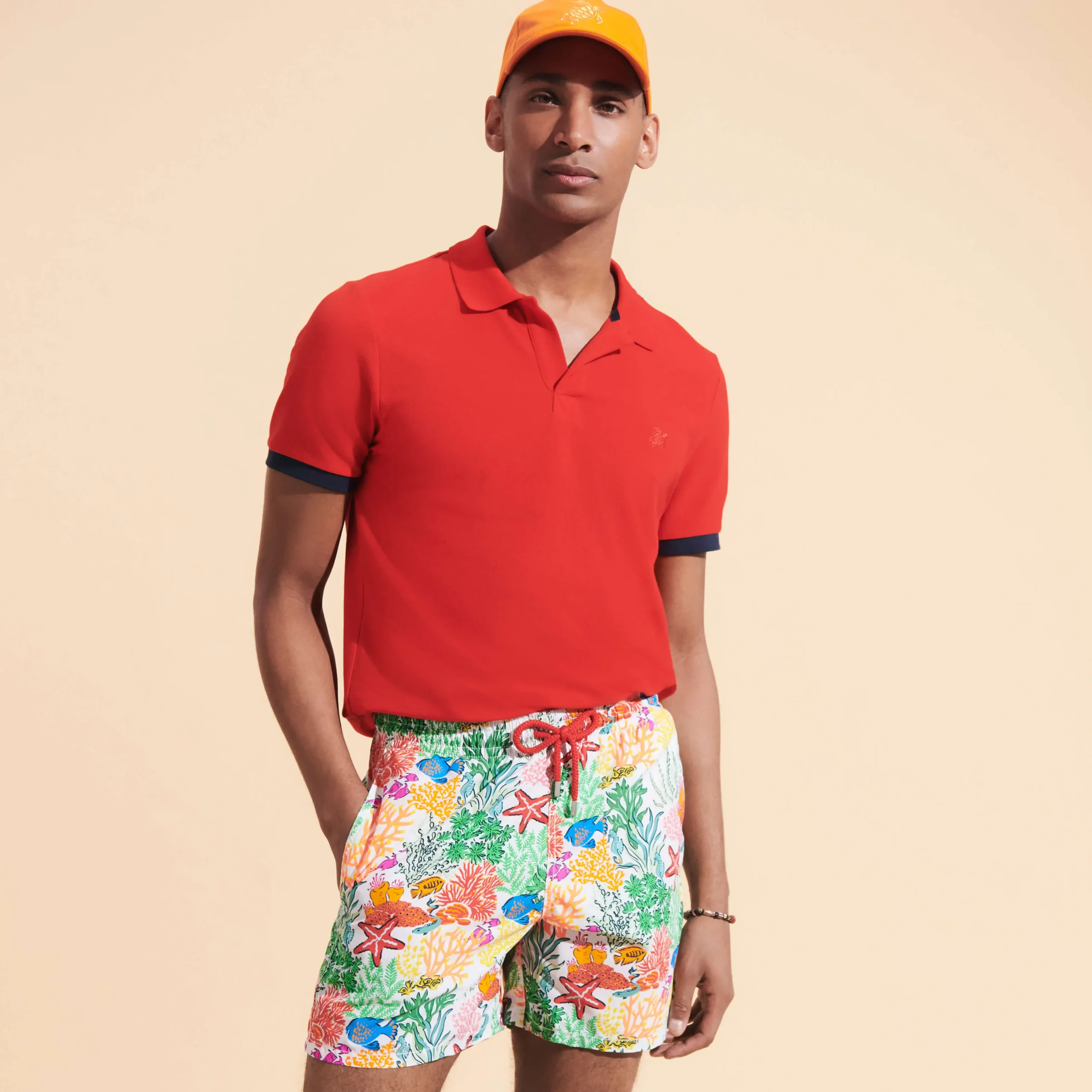 Vilebrequin Men Swim Trunks Fond Marins Multicolores*Men The Iconic