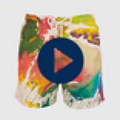 Vilebrequin Men Swim Trunks Gra - X John M Armleder*Men The Iconic