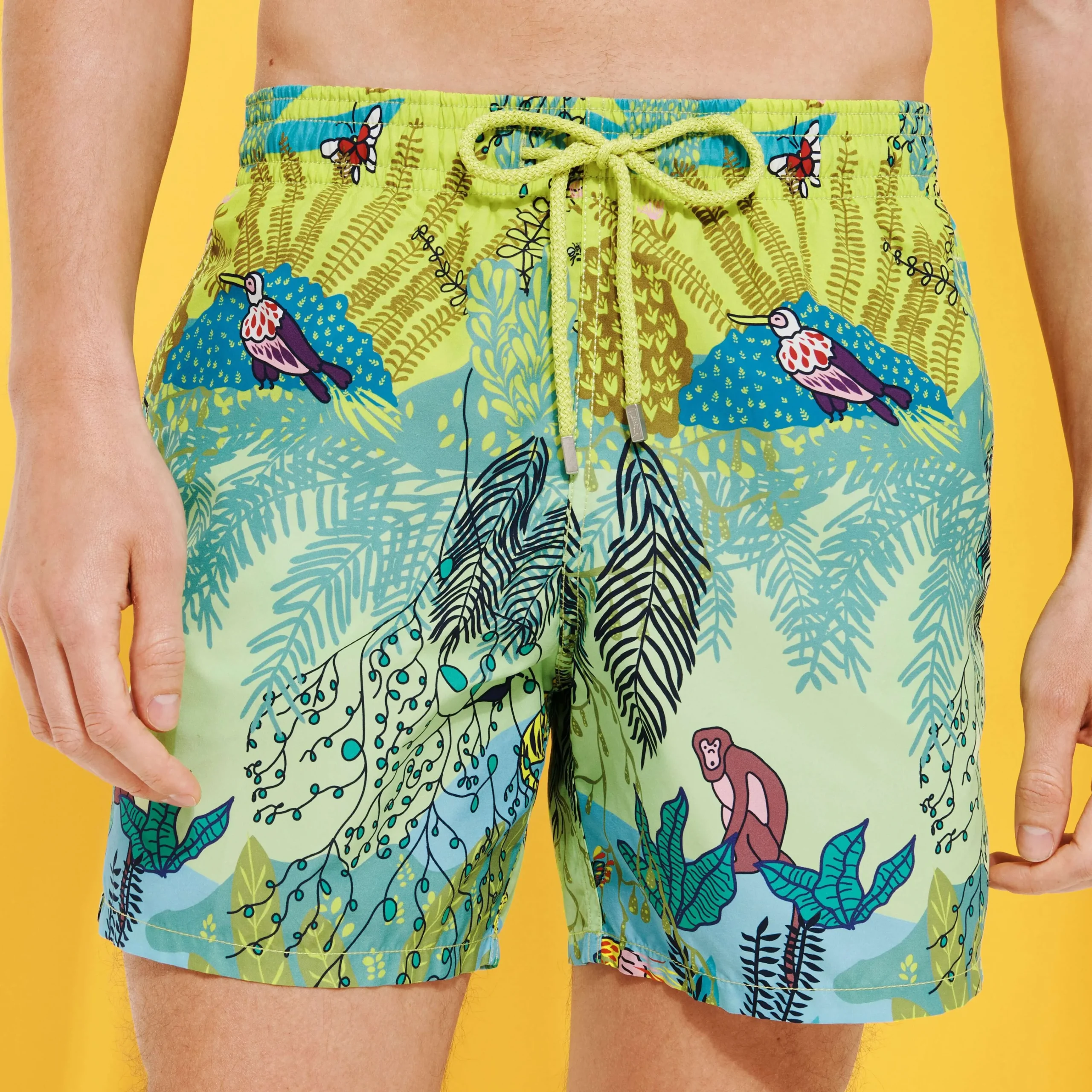 Vilebrequin Men Swim Trunks Jungle Rousseau*Men The Iconic