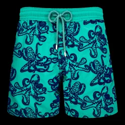 Vilebrequin Men Swim Trunks Poulpes Flocked*Men The Iconic