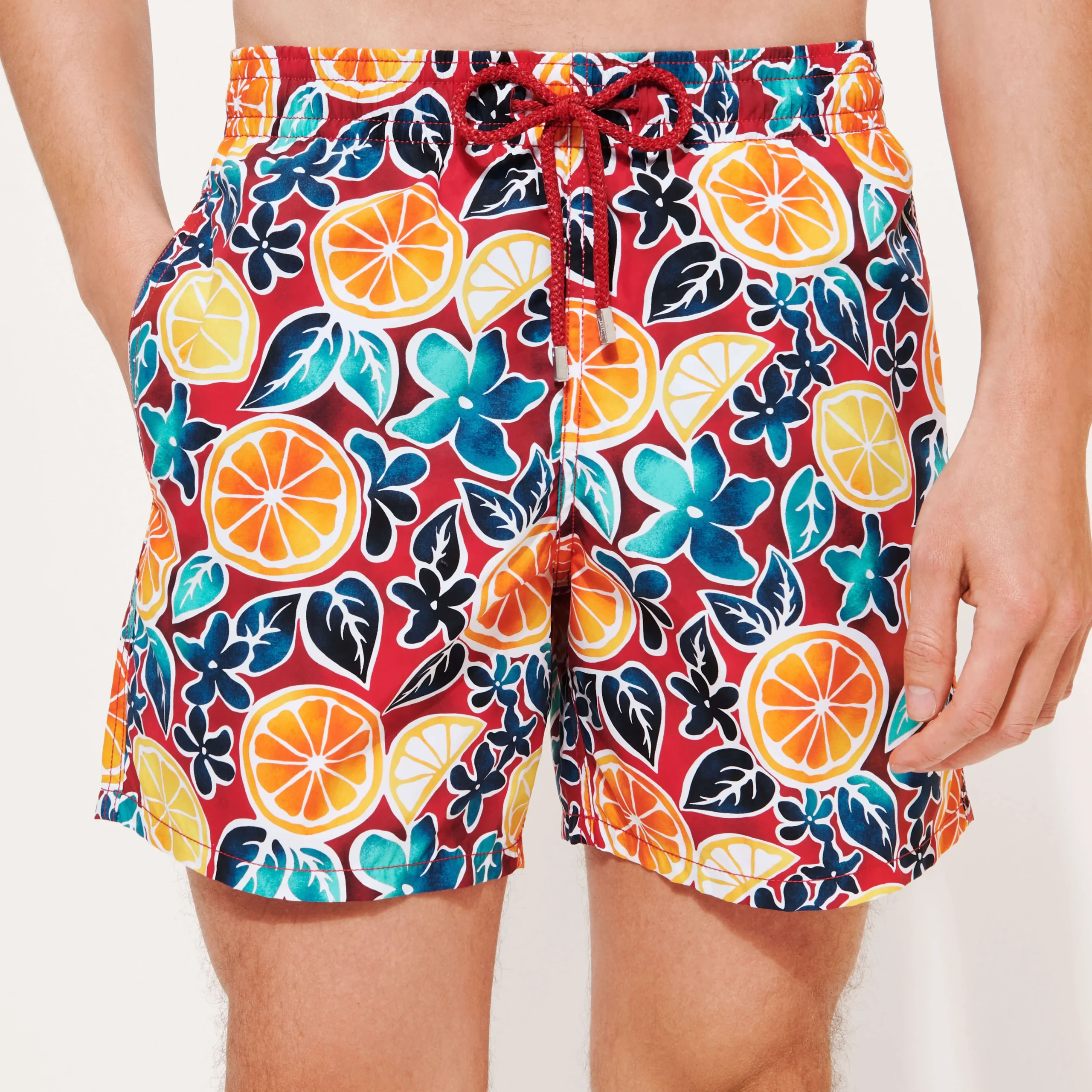 Vilebrequin Men Swim Trunks Presse Citron*Men The Iconic
