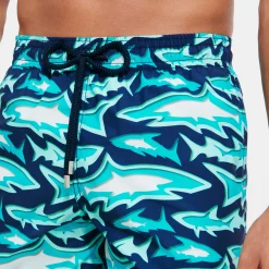 Vilebrequin Men Swim Trunks Requins 3D*Men The Iconic