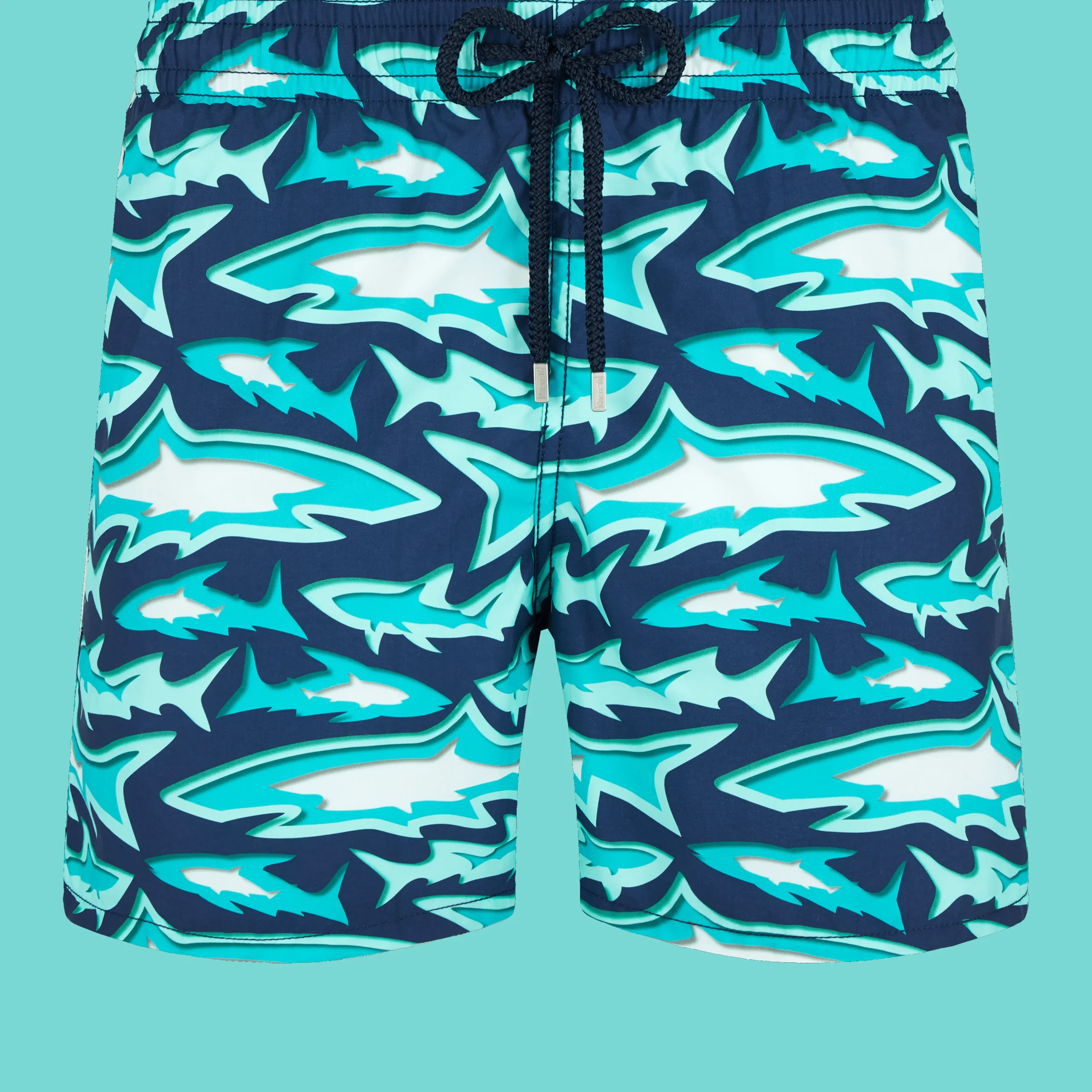Vilebrequin Men Swim Trunks Requins 3D*Men The Iconic