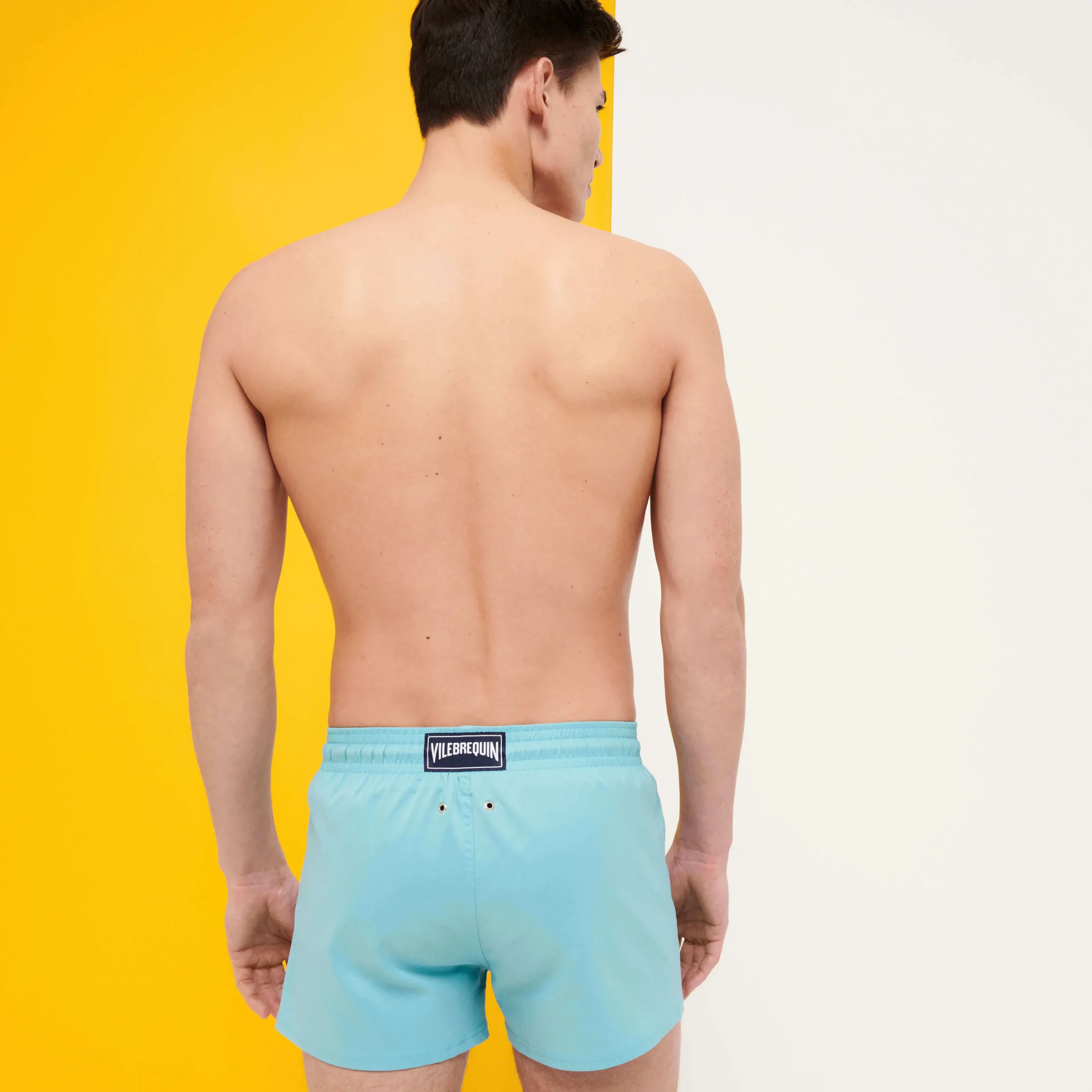 Vilebrequin Men Swim Trunks Short And Fitted Stretch Solid*Men The Short