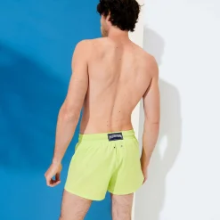 Vilebrequin Men Swim Trunks Short And Fitted Stretch Solid*Men The Short