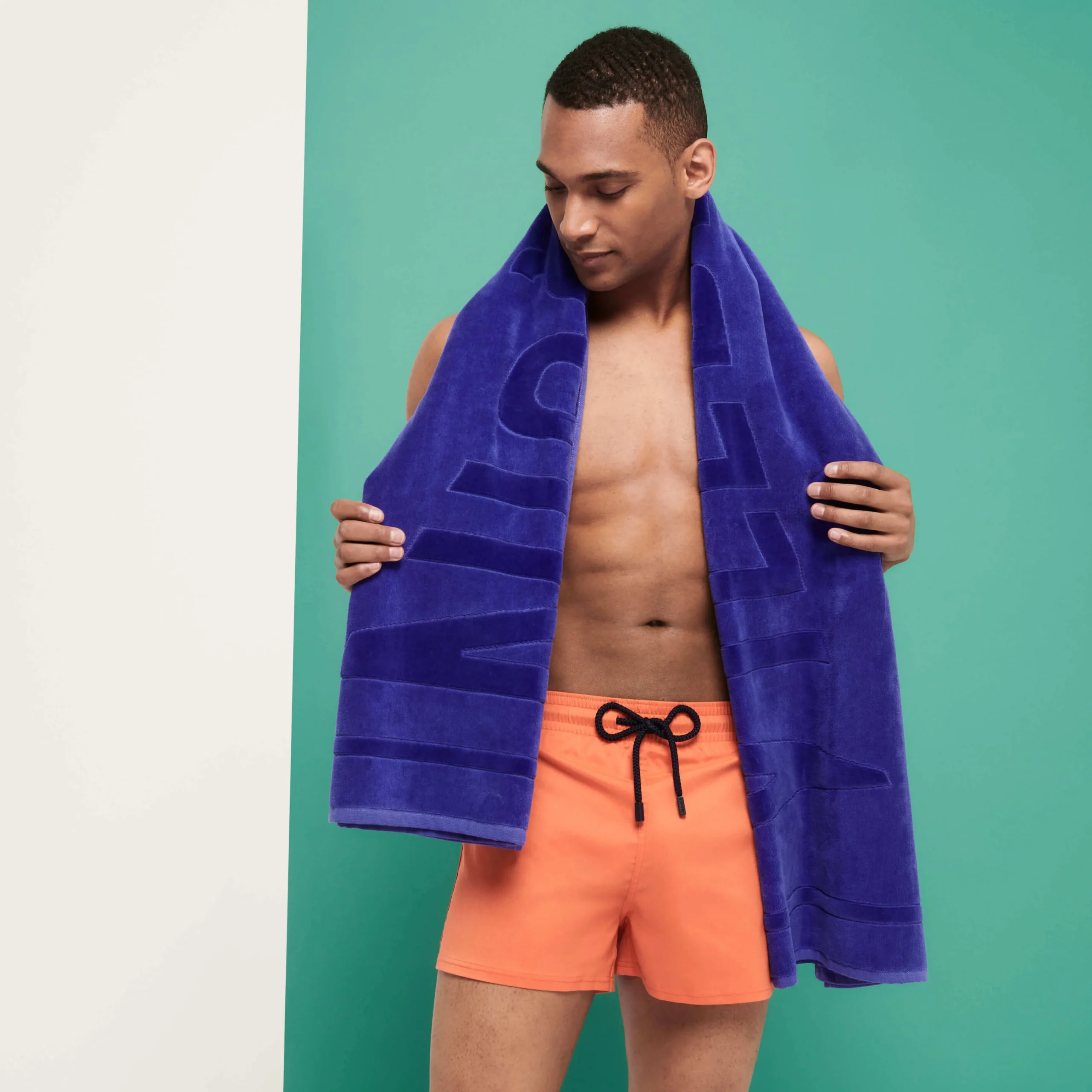 Vilebrequin Men Swim Trunks Short And Fitted Stretch Solid*Men The Short