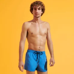 Vilebrequin Men Swim Trunks Short And Fitted Stretch Solid*Men The Short