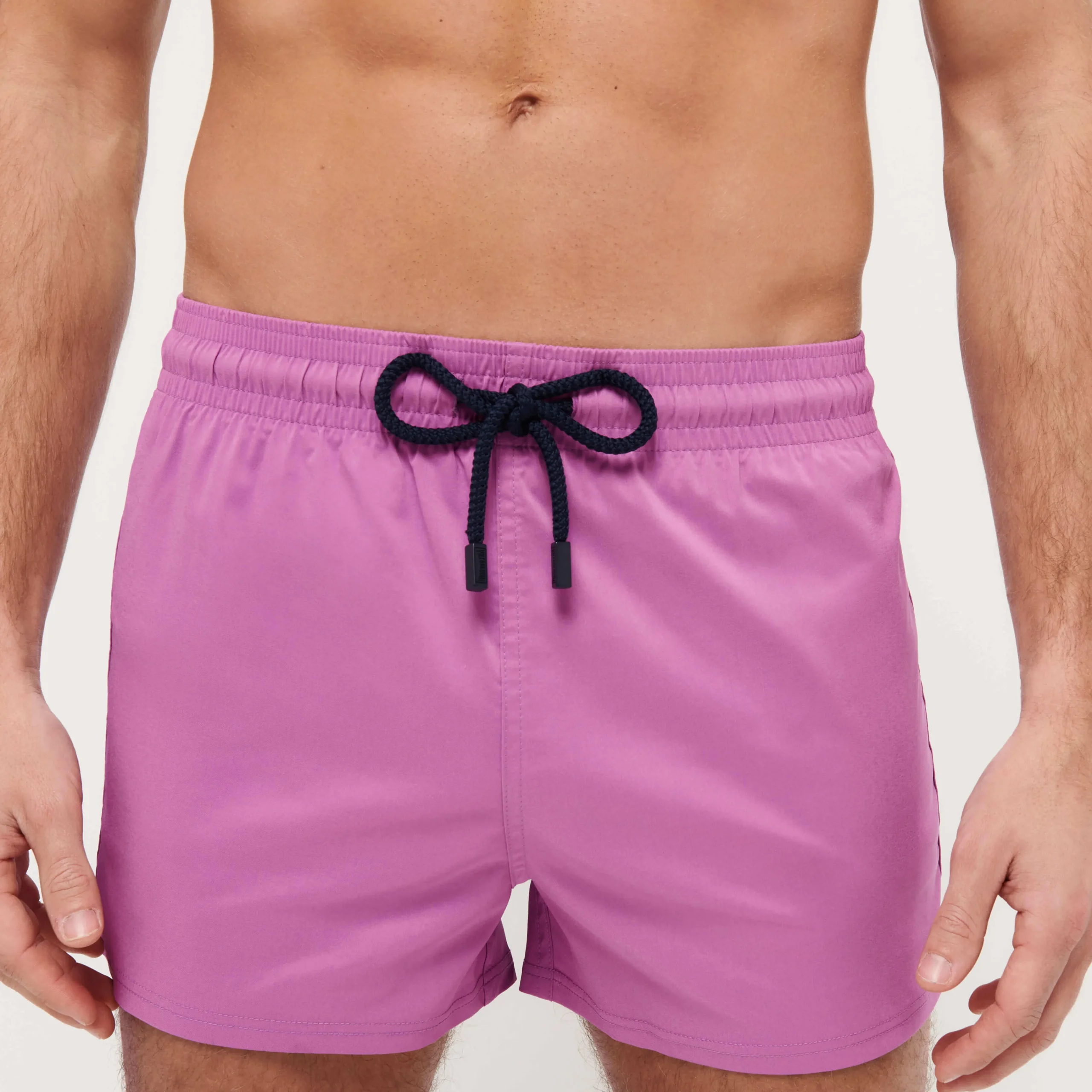 Vilebrequin Men Swim Trunks Short And Fitted Stretch Solid*Men The Short