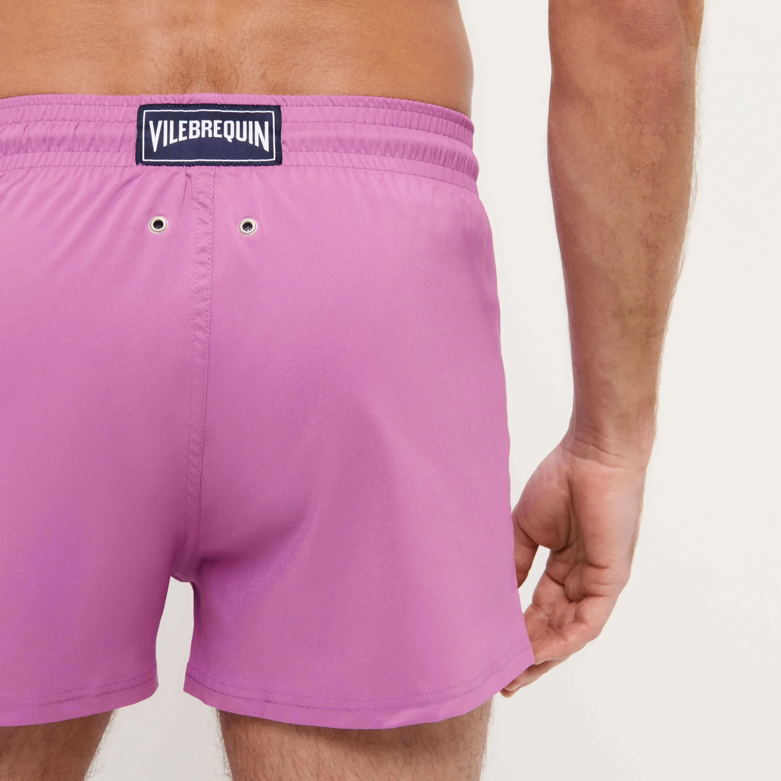 Vilebrequin Men Swim Trunks Short And Fitted Stretch Solid*Men The Short