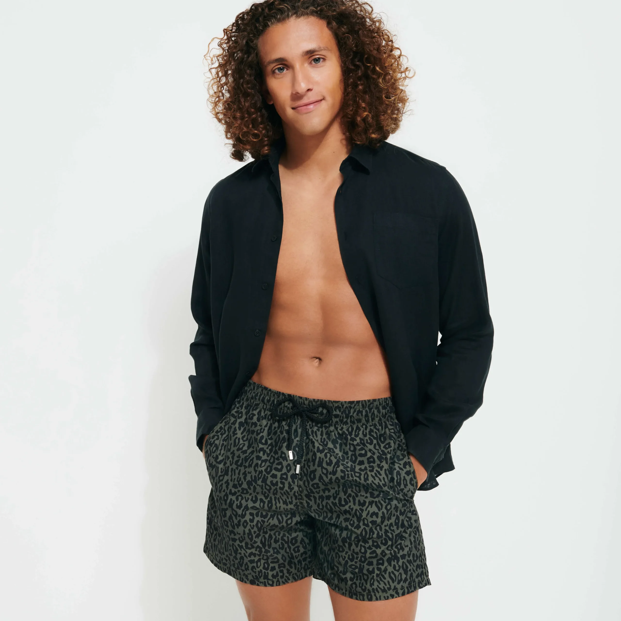 Vilebrequin Men Swim Trunks Small Camo - X Palm Angels*Men The Iconic