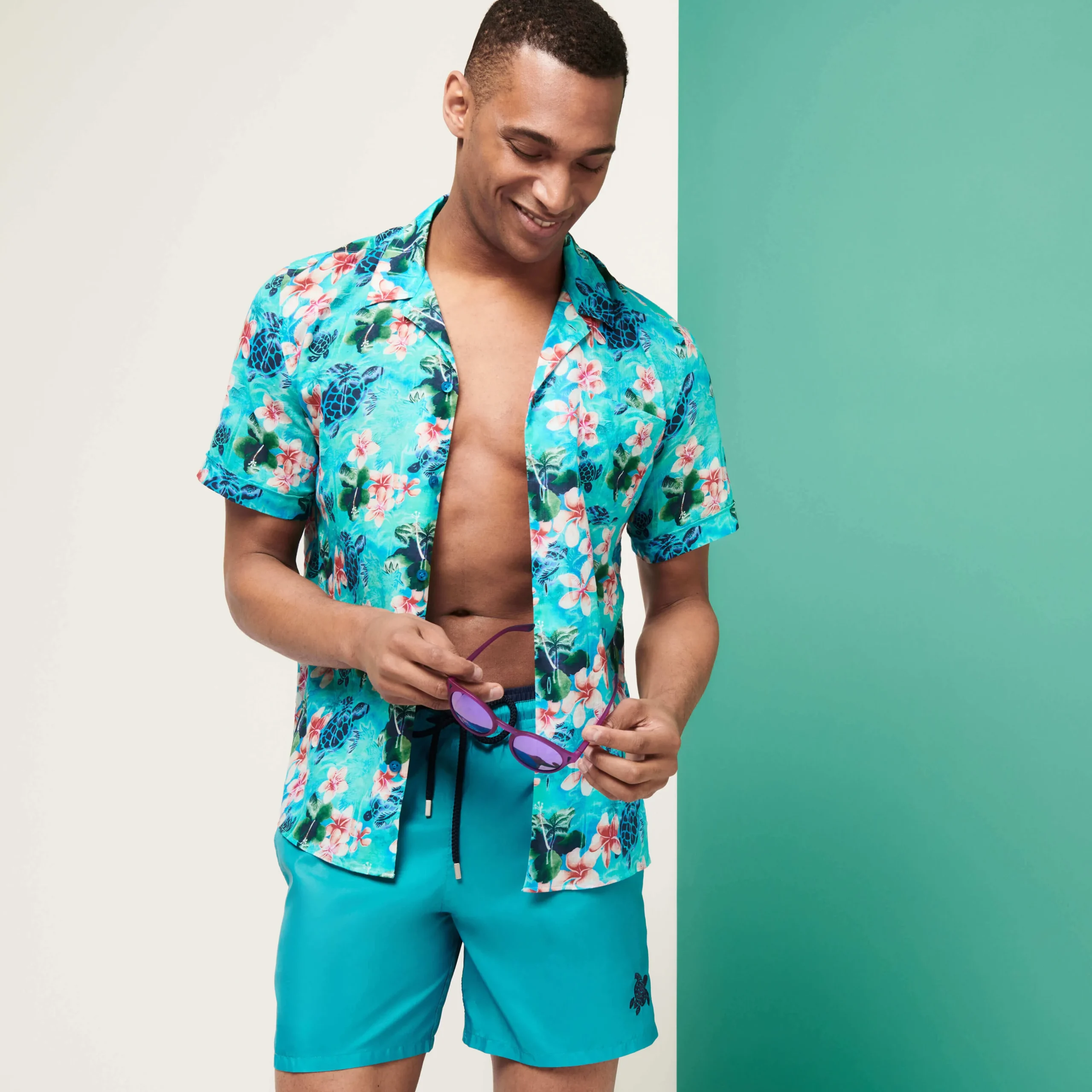Vilebrequin Men Swim Trunks Solid Bicolore*Men The Light Fabric
