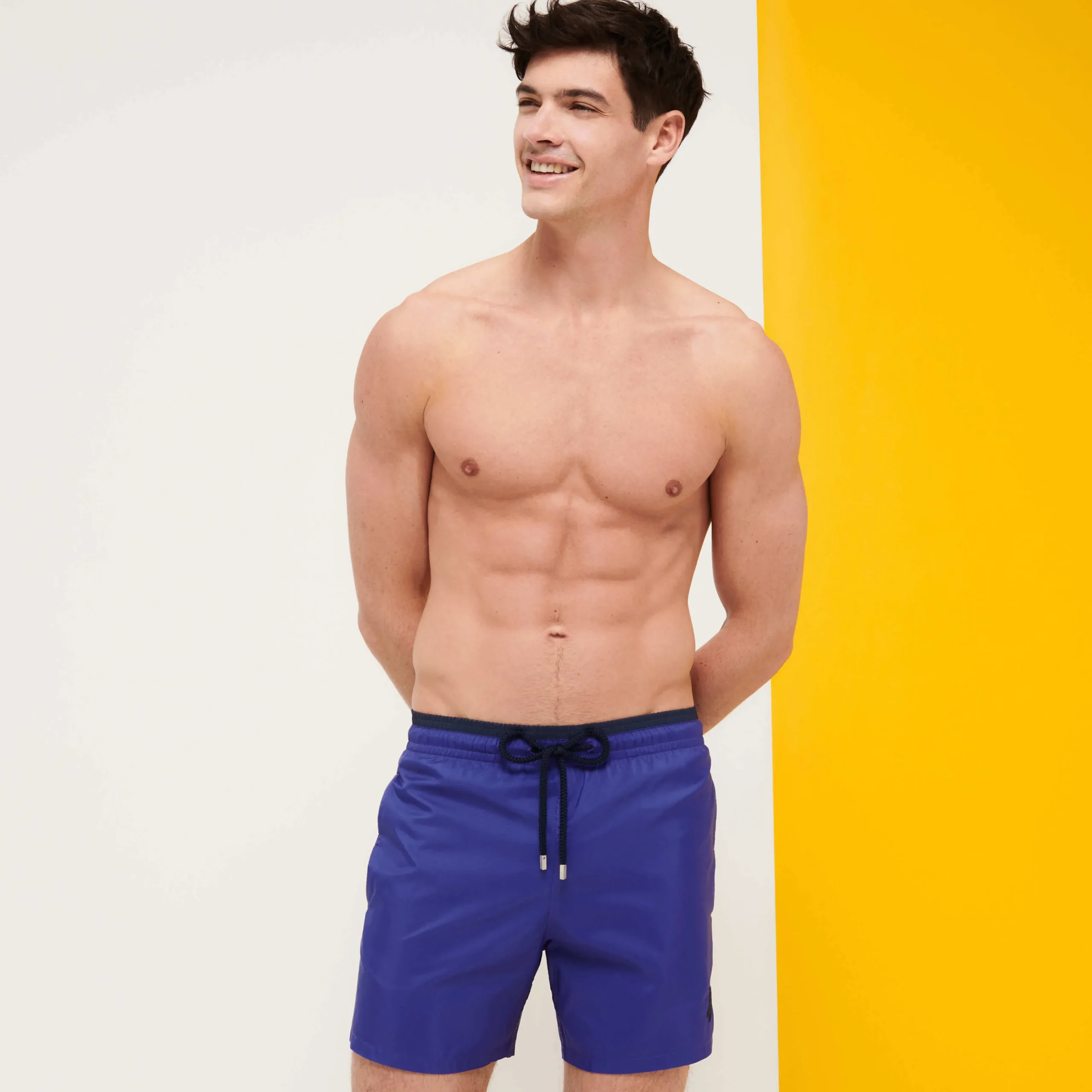 Vilebrequin Men Swim Trunks Solid Bicolore*Men The Light Fabric