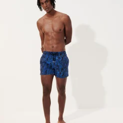 Vilebrequin Men Swim Trunks Stretch Gershwin X Hunt Slonem - Usa Exclusive Print*Men The Stretch Fabric