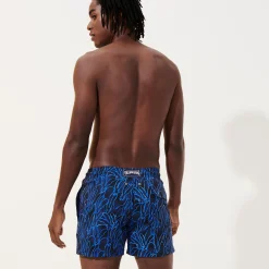 Vilebrequin Men Swim Trunks Stretch Gershwin X Hunt Slonem - Usa Exclusive Print*Men The Stretch Fabric