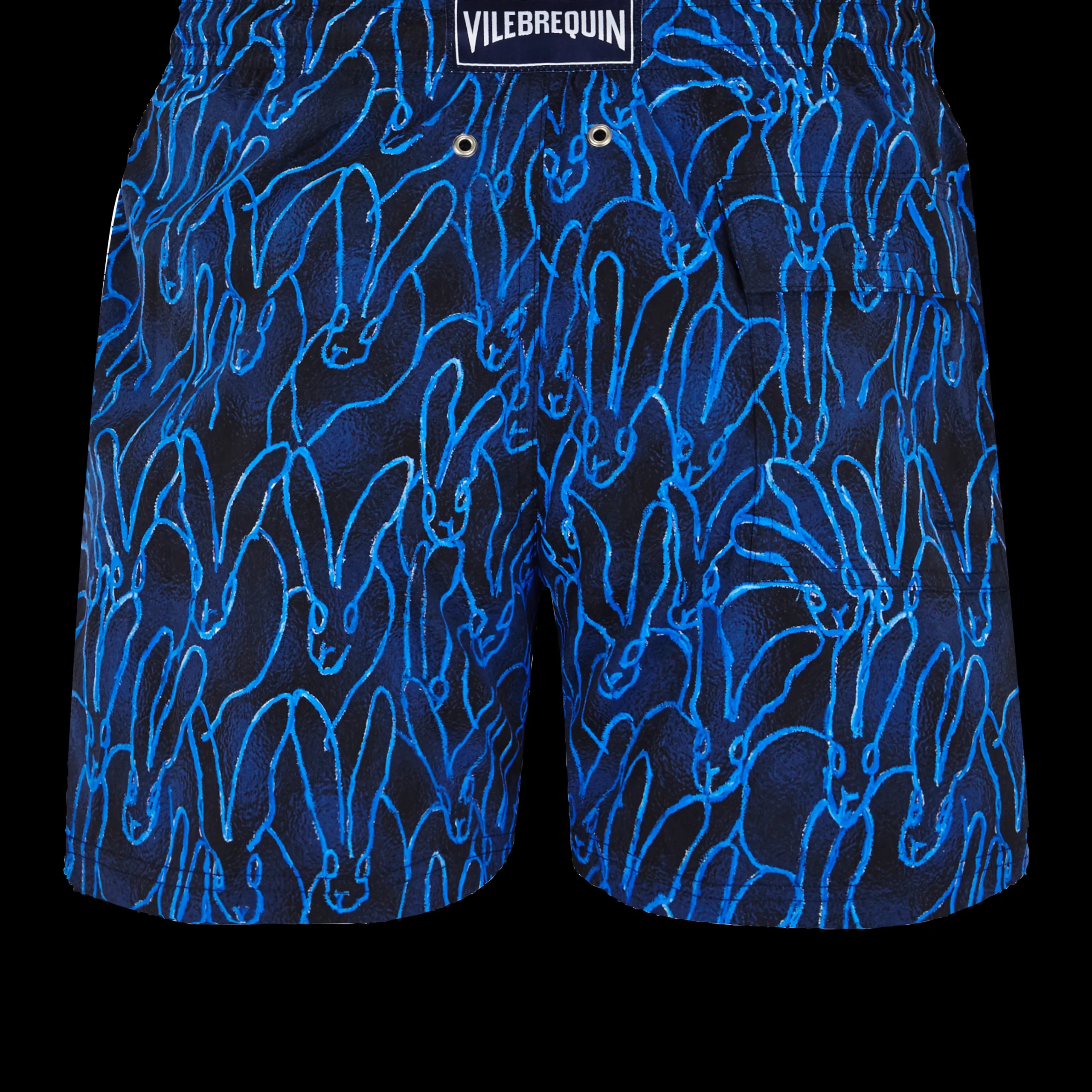 Vilebrequin Men Swim Trunks Stretch Gershwin X Hunt Slonem - Usa Exclusive Print*Men The Stretch Fabric
