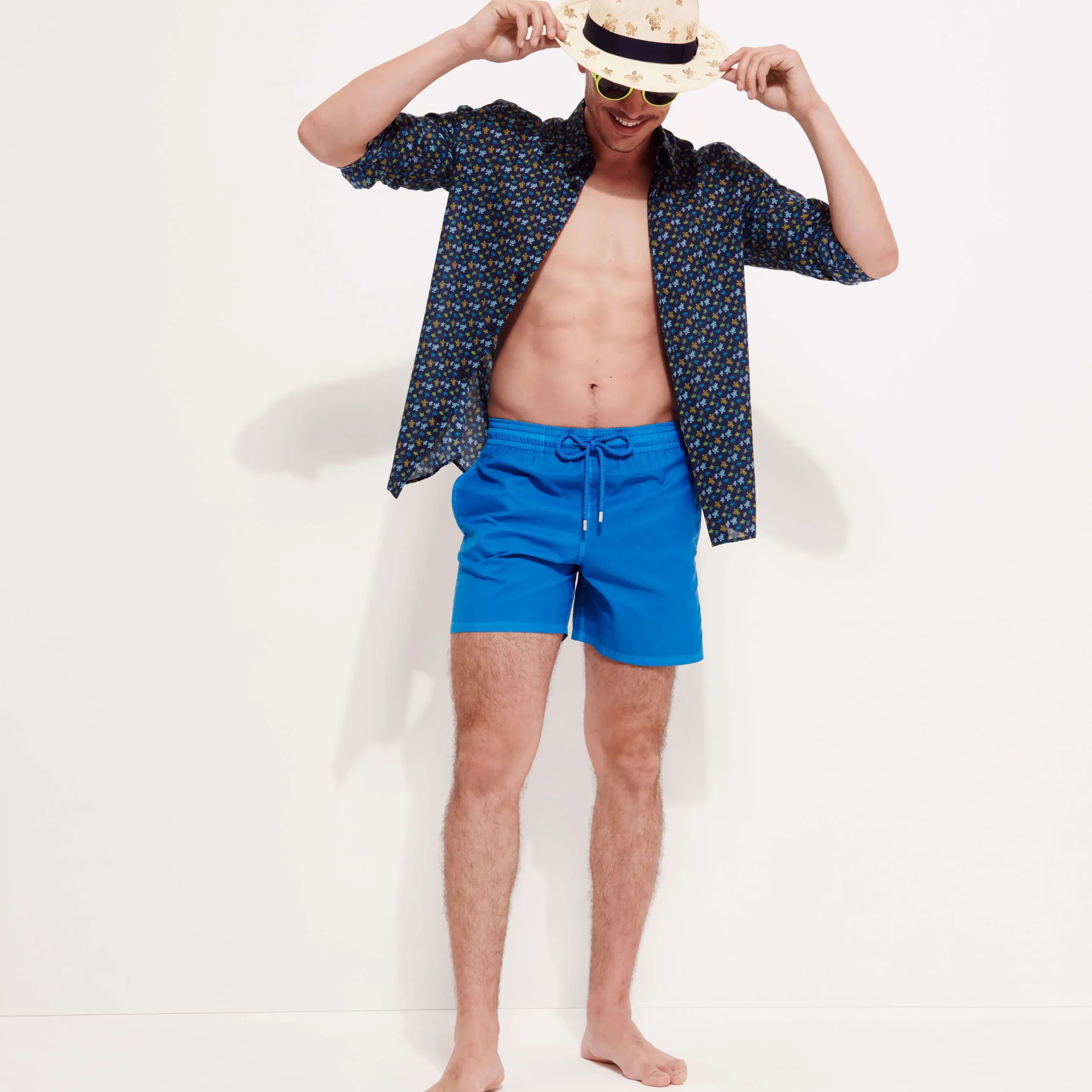 Vilebrequin Men Swim Trunks Ultra-Light And Packable Solid*Men The Light Fabric
