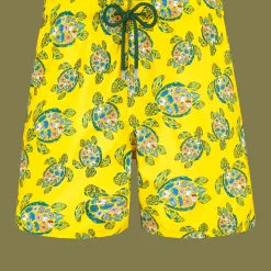 Vilebrequin Men Swim Trunks Ultra-Light And Packable Provencal Turtles*Men The Light Fabric