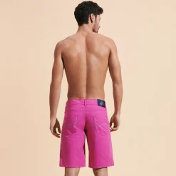 Vilebrequin Men Tencel Bermuda Trunks Solid*Men Bermuda Shorts