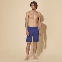 Vilebrequin Men Tencel Bermuda Trunks Solid*Men Bermuda Shorts
