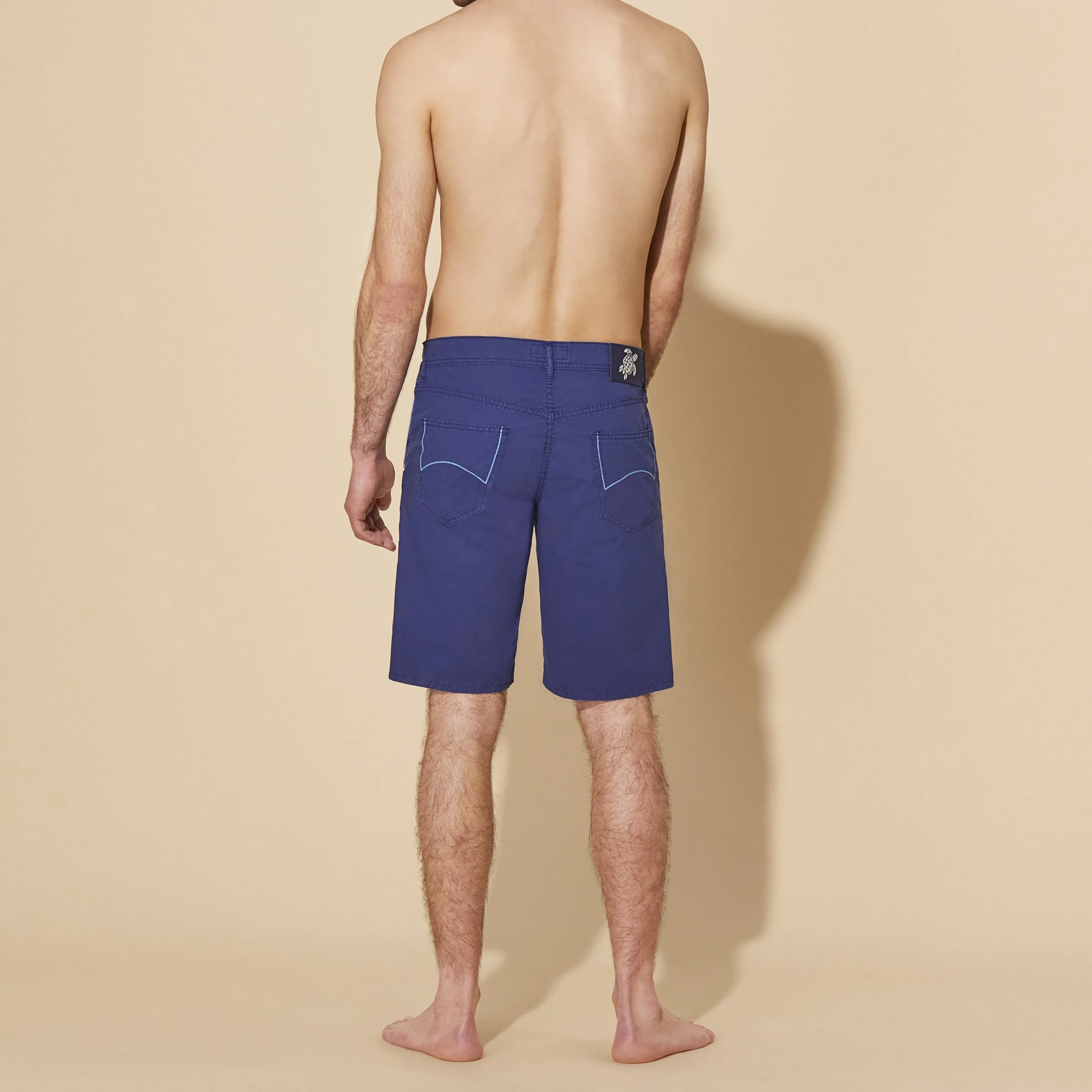 Vilebrequin Men Tencel Bermuda Trunks Solid*Men Bermuda Shorts