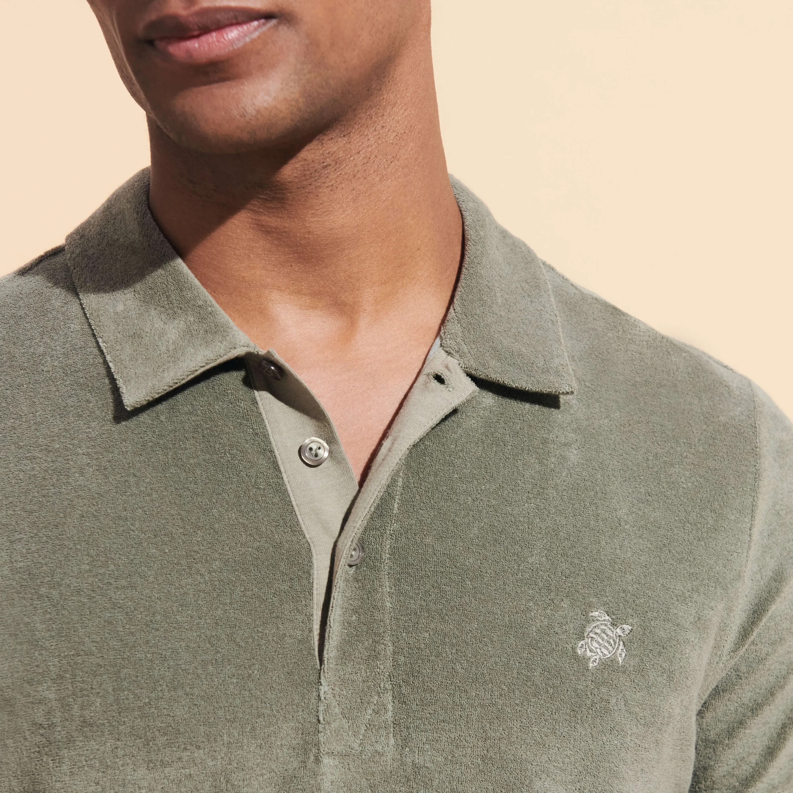 Vilebrequin Men Terry Polo Solid*Men Polos
