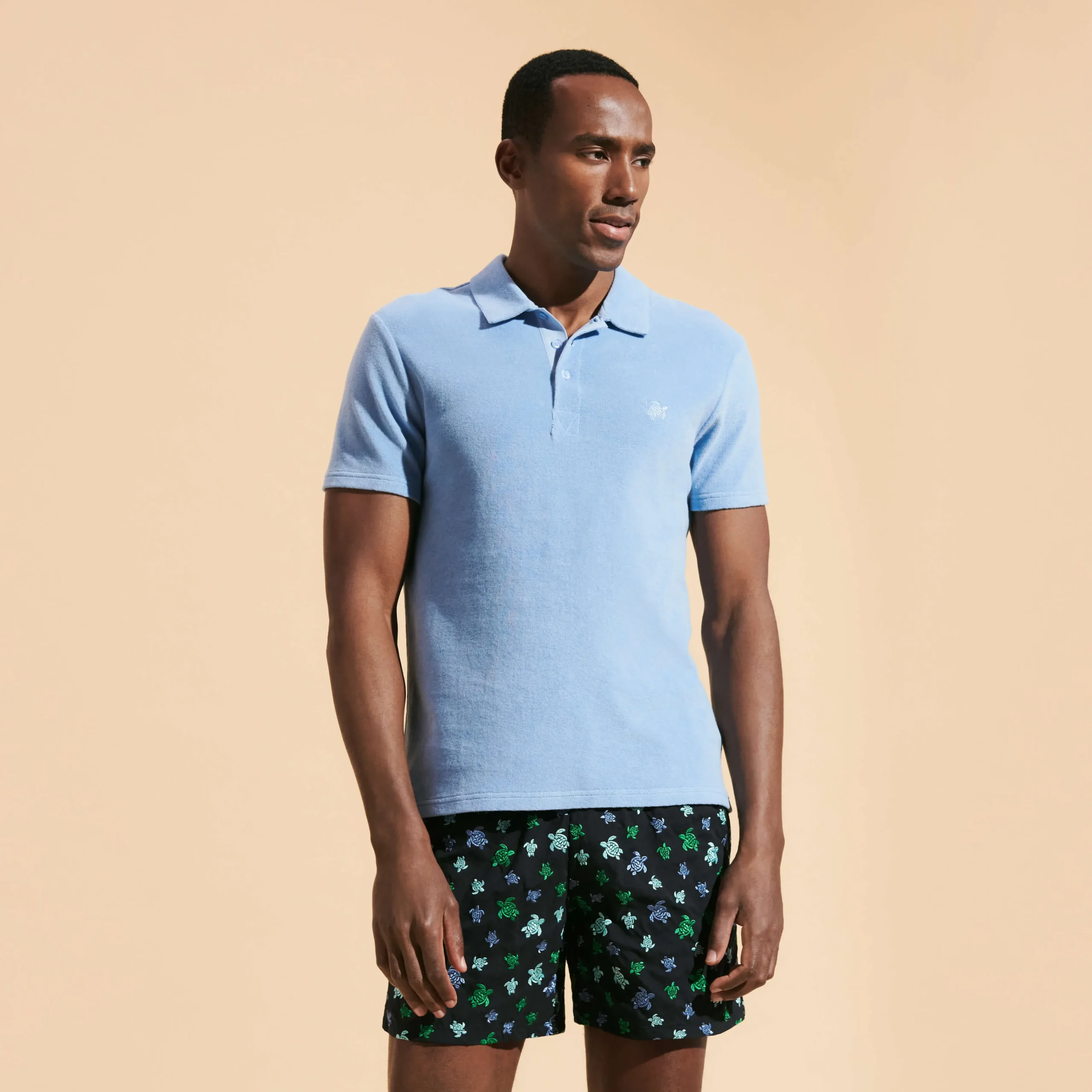 Vilebrequin Men Terry Polo Solid*Men Polos