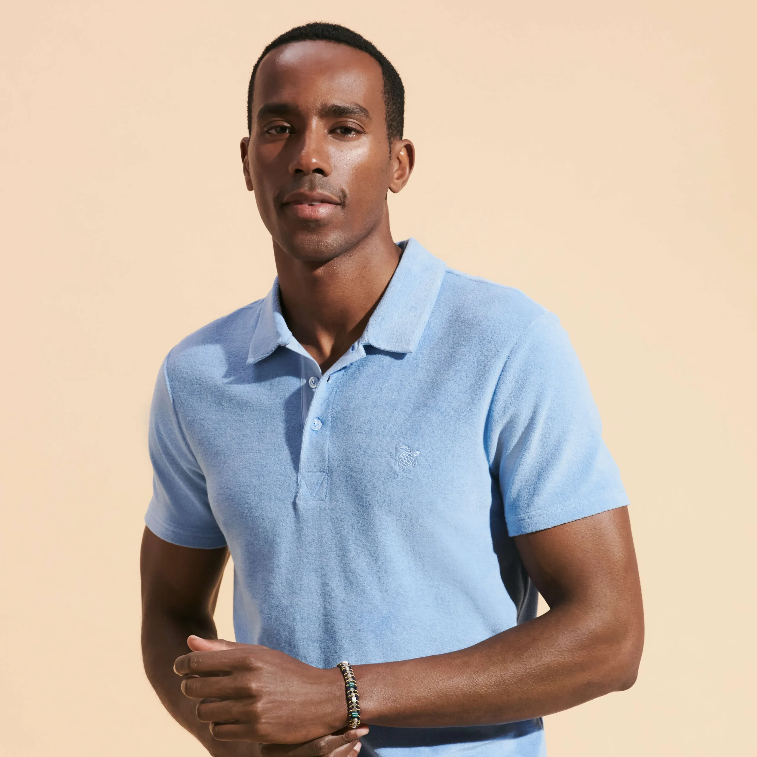 Vilebrequin Men Terry Polo Solid*Men Polos