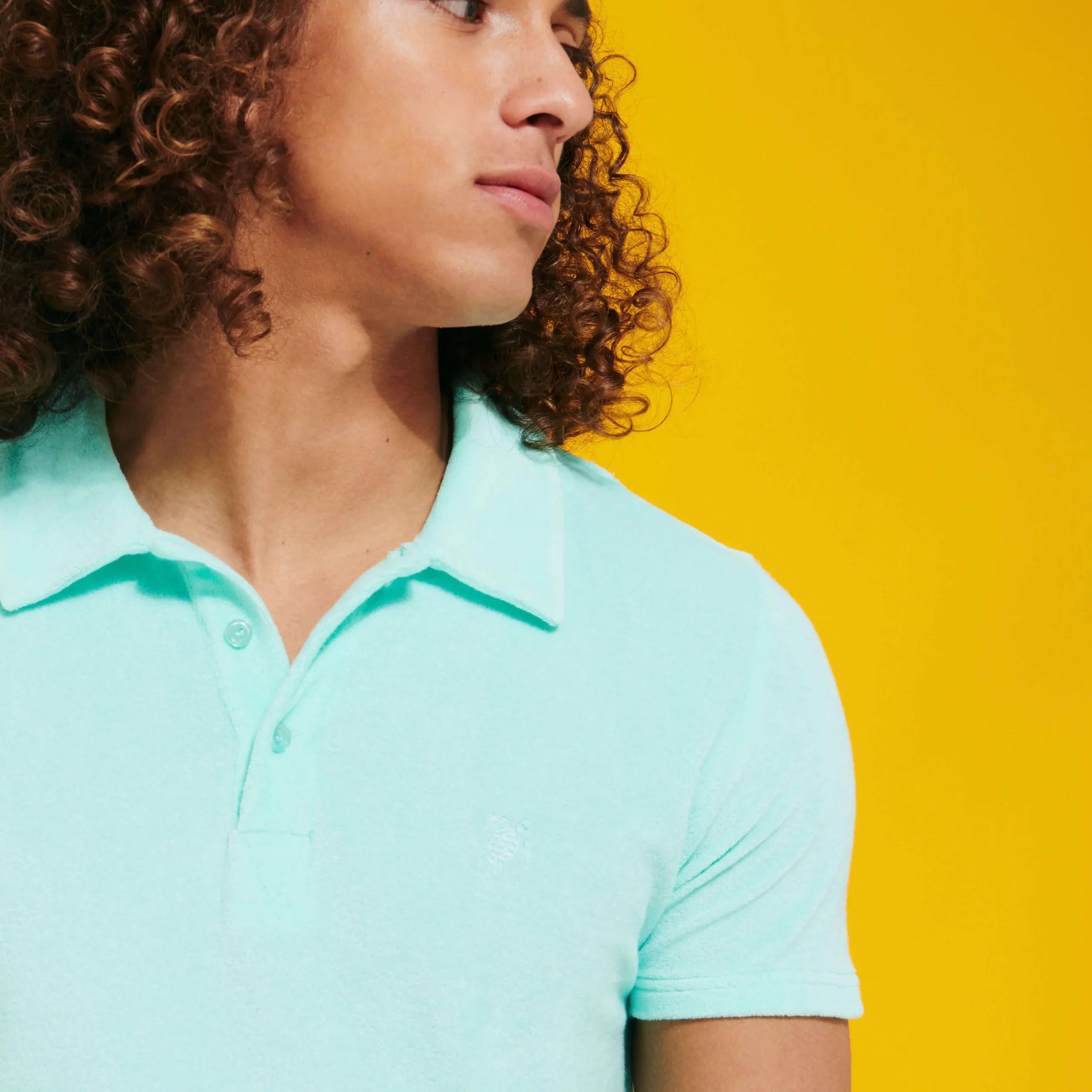 Vilebrequin Men Terry Polo Solid*Men Polos