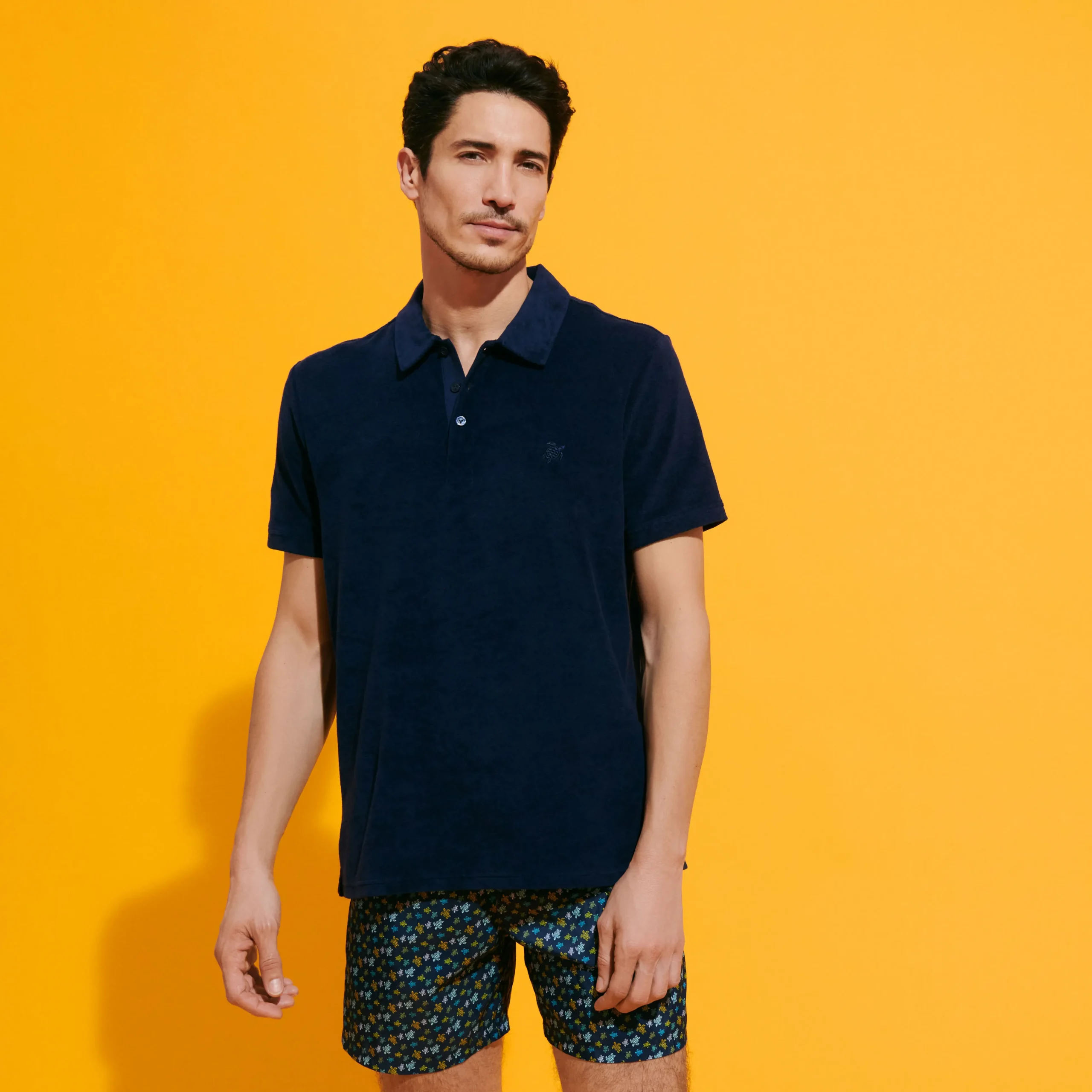 Vilebrequin Men Terry Polo Solid*Men Polos