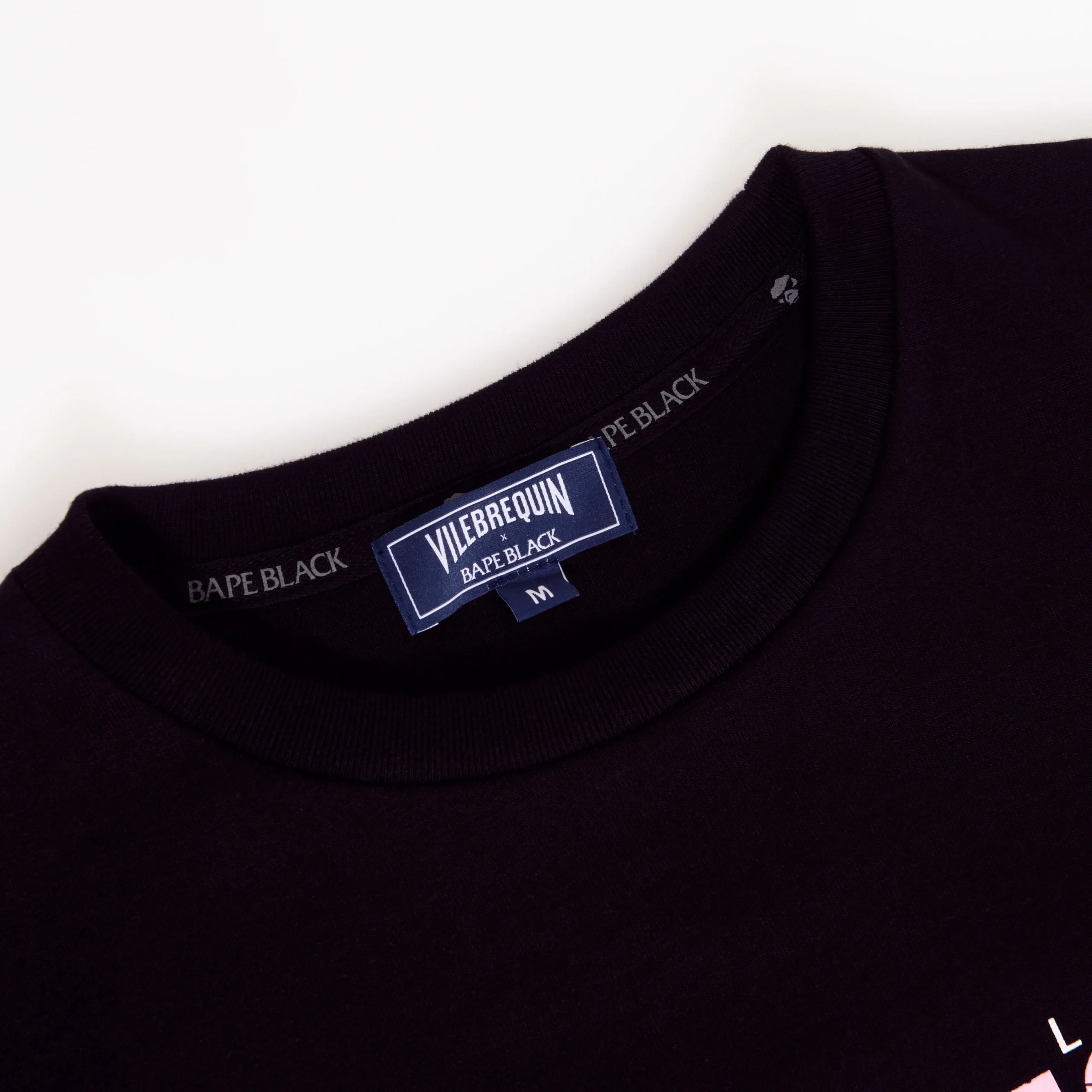 Vilebrequin Men T-Shirt Bandana Logo Printed - X Bape® Black*Men T-Shirts