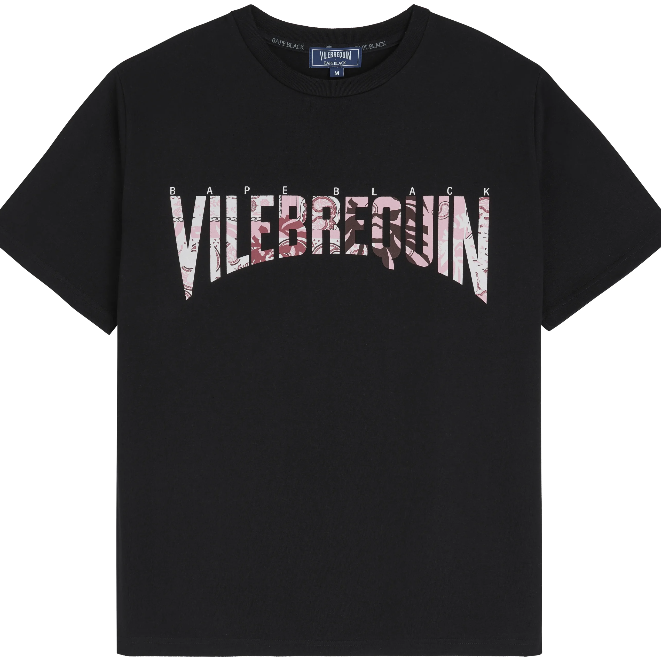 Vilebrequin Men T-Shirt Bandana Logo Printed - X Bape® Black*Men T-Shirts