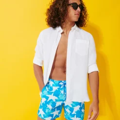 Vilebrequin Men Ultra-Light And Packable Swim Trunks Clouds*Men The Light Fabric
