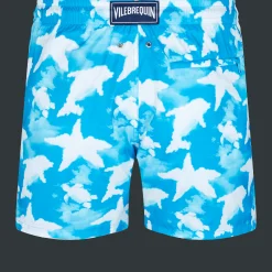 Vilebrequin Men Ultra-Light And Packable Swim Trunks Clouds*Men The Light Fabric