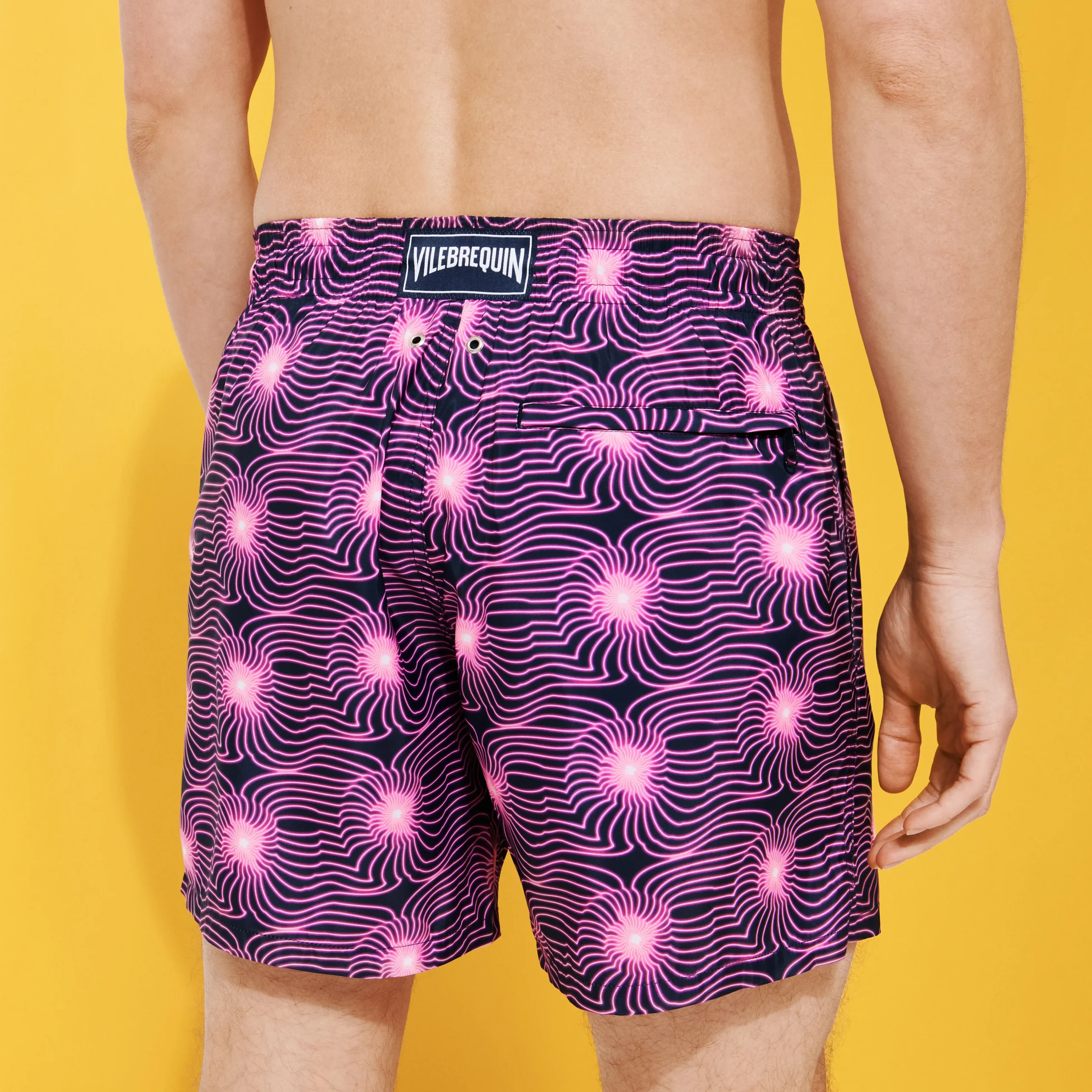 Vilebrequin Men Ultra-Light And Packable Swim Trunks Hypno Shell*Men The Light Fabric