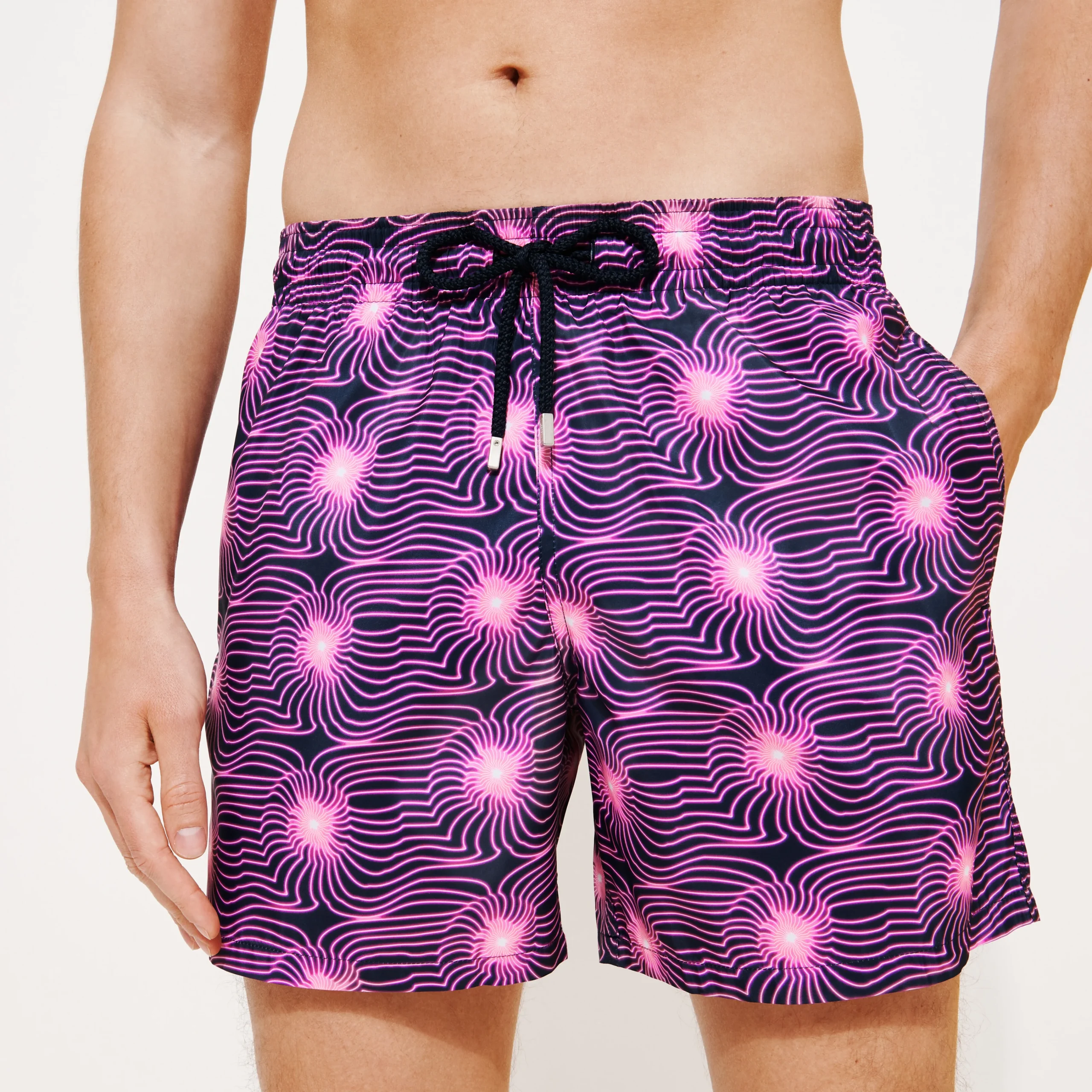 Vilebrequin Men Ultra-Light And Packable Swim Trunks Hypno Shell*Men The Light Fabric
