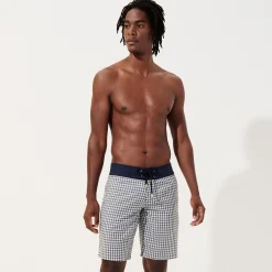 Vilebrequin Men Woolen Swim Trunks Carreaux- X The Woolmark Company*Men The Long
