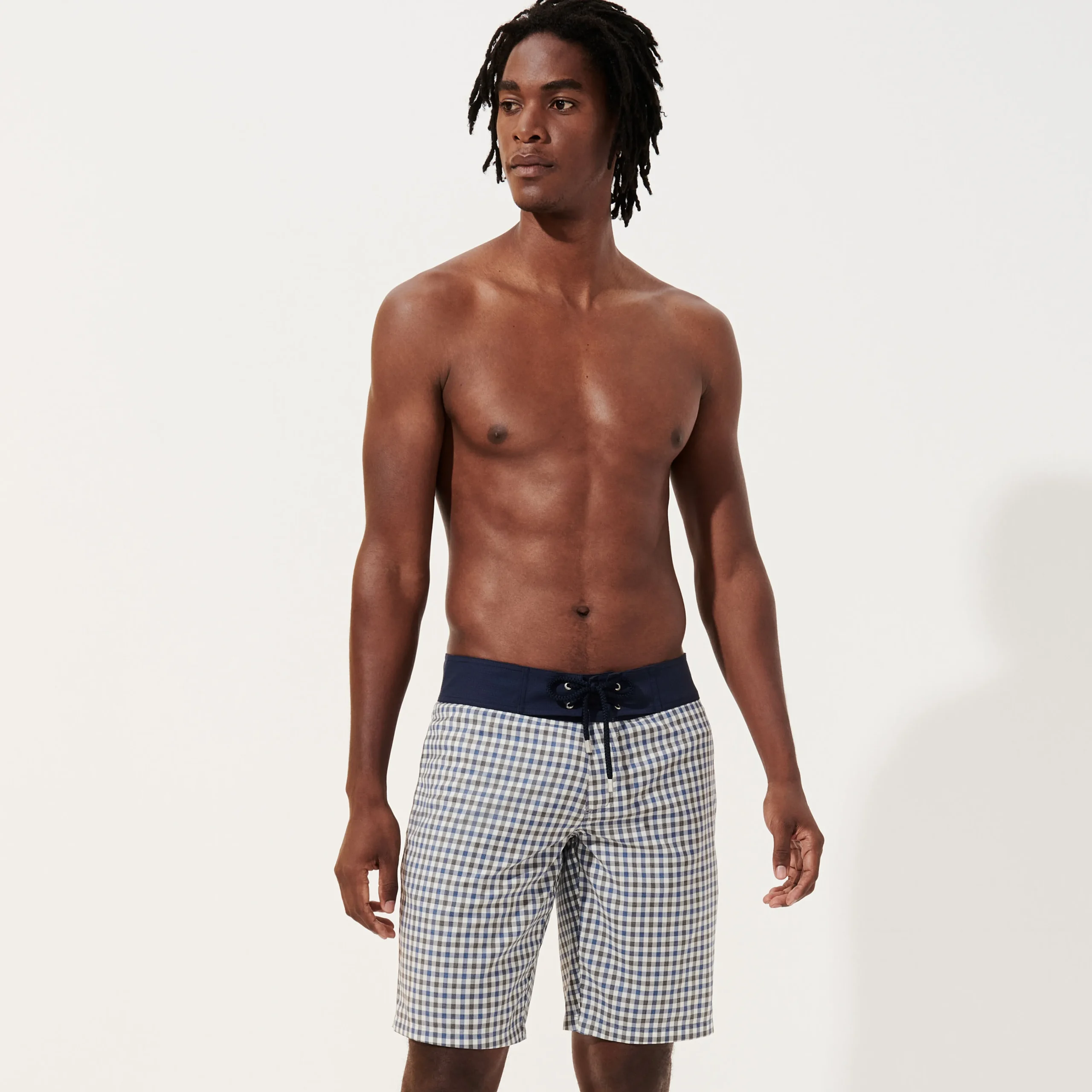 Vilebrequin Men Woolen Swim Trunks Carreaux- X The Woolmark Company*Men The Long